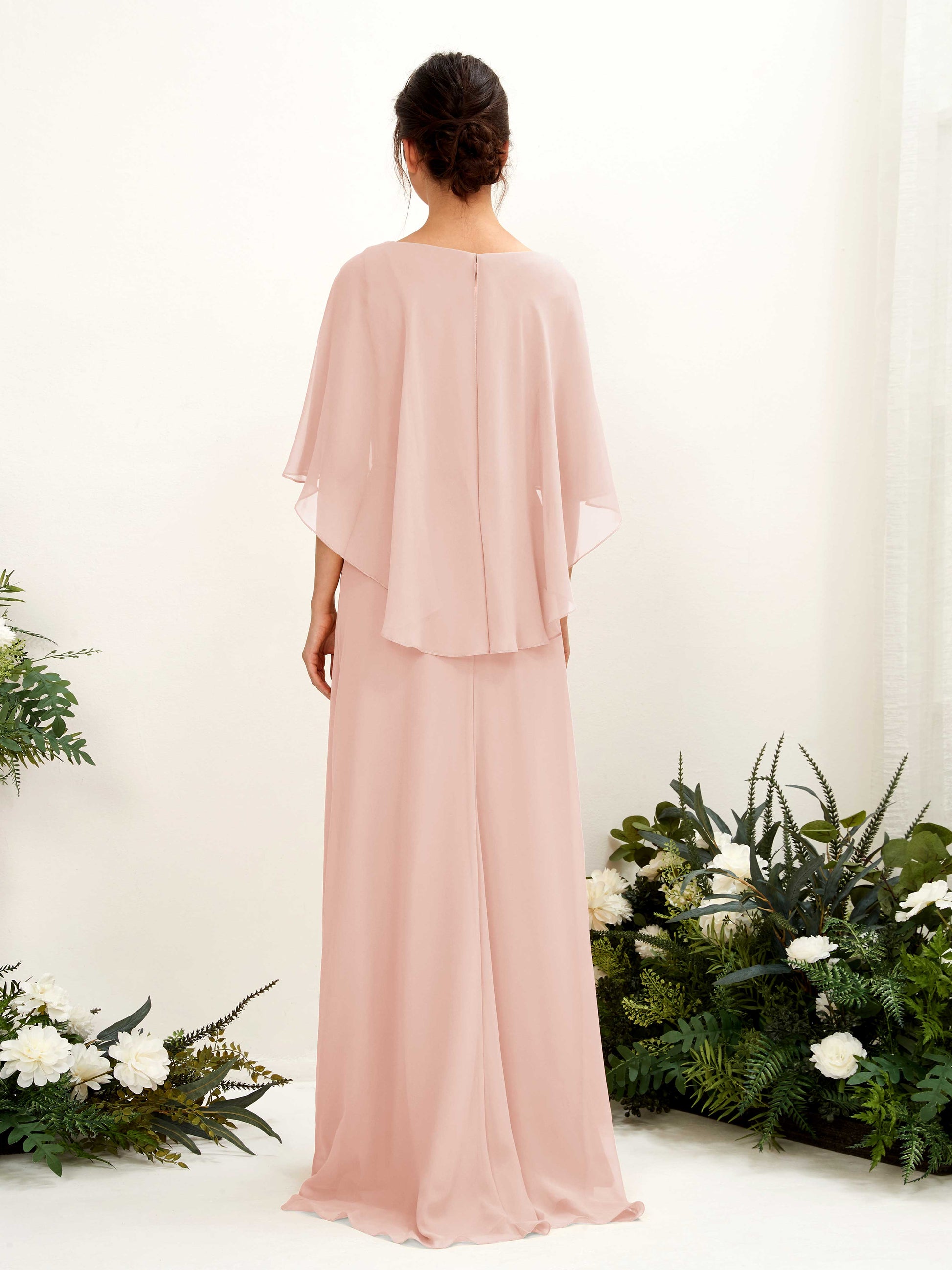 Savin Pearl Pink Sleeveless Maxi Dress