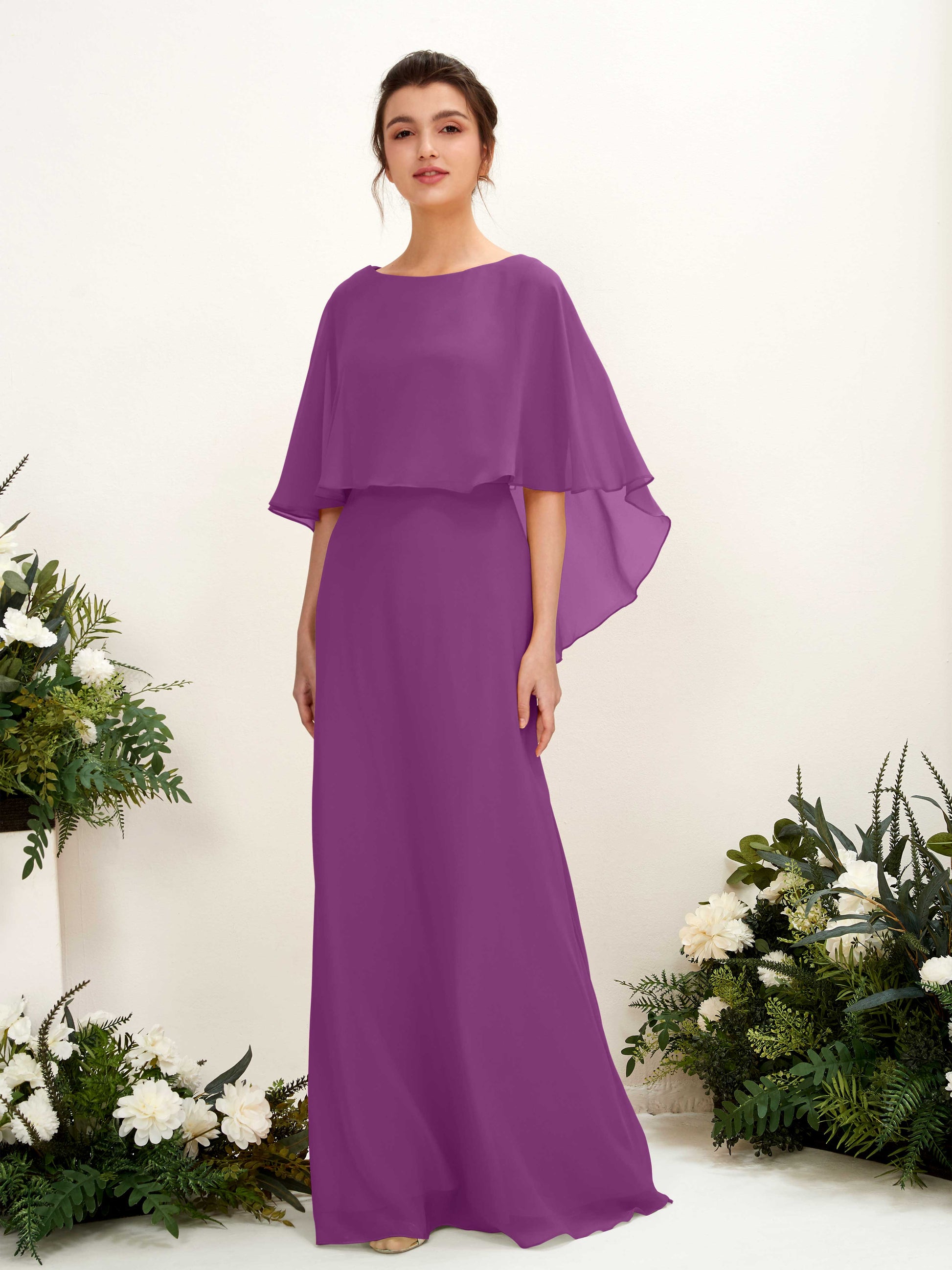 Savin Purple Sleeveless Maxi Dress