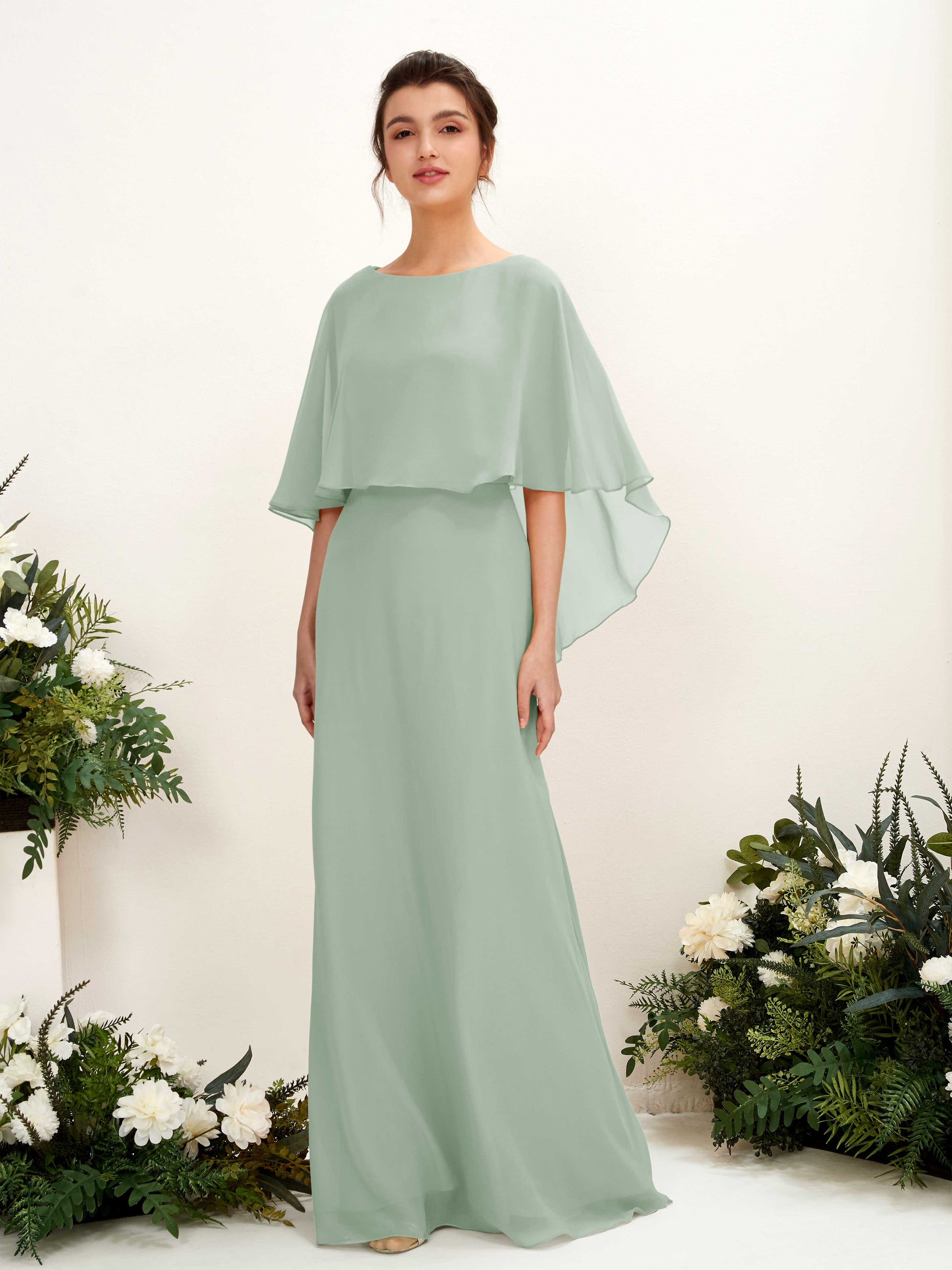 Savin Sage Green Sleeveless Maxi Dress