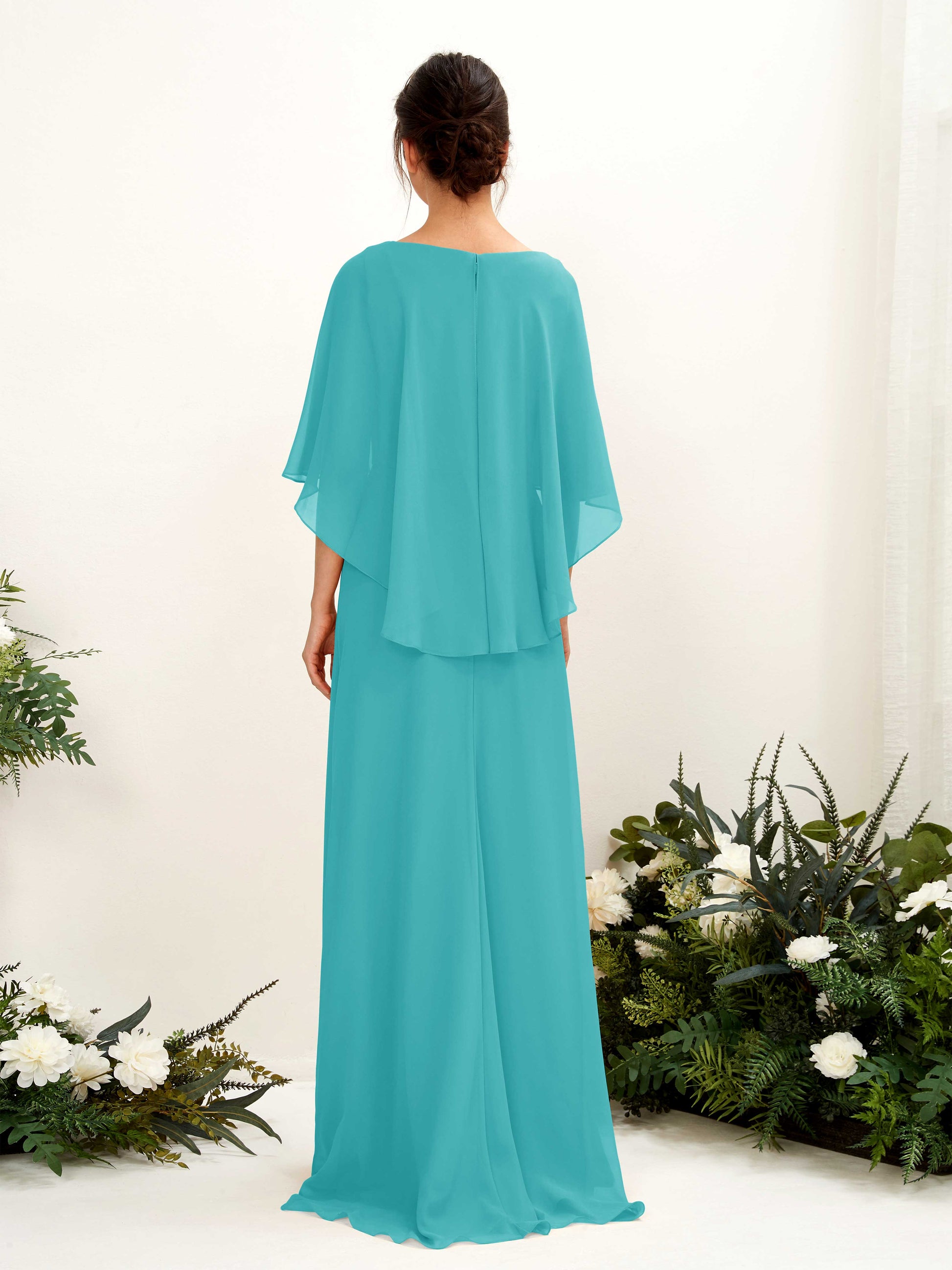 Savin Turquoise Sleeveless Maxi Dress