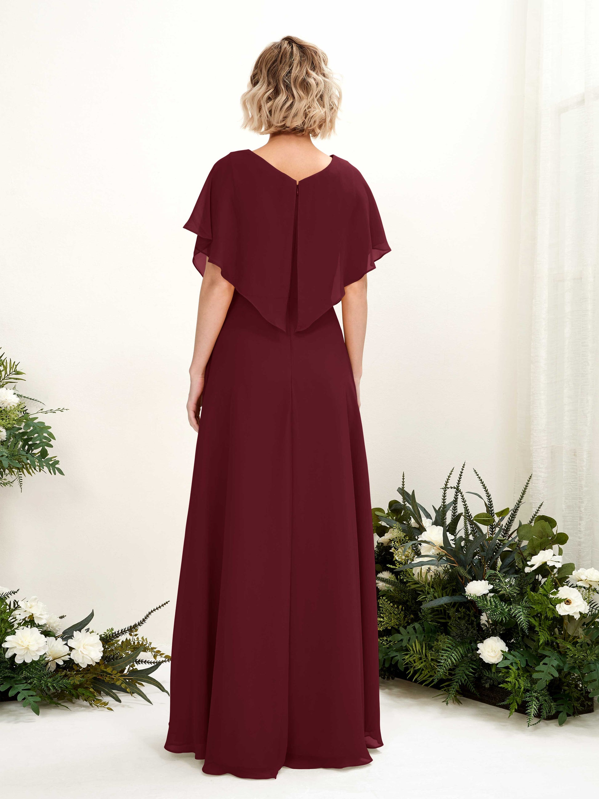 Soleil Burgundy Maxi Dress