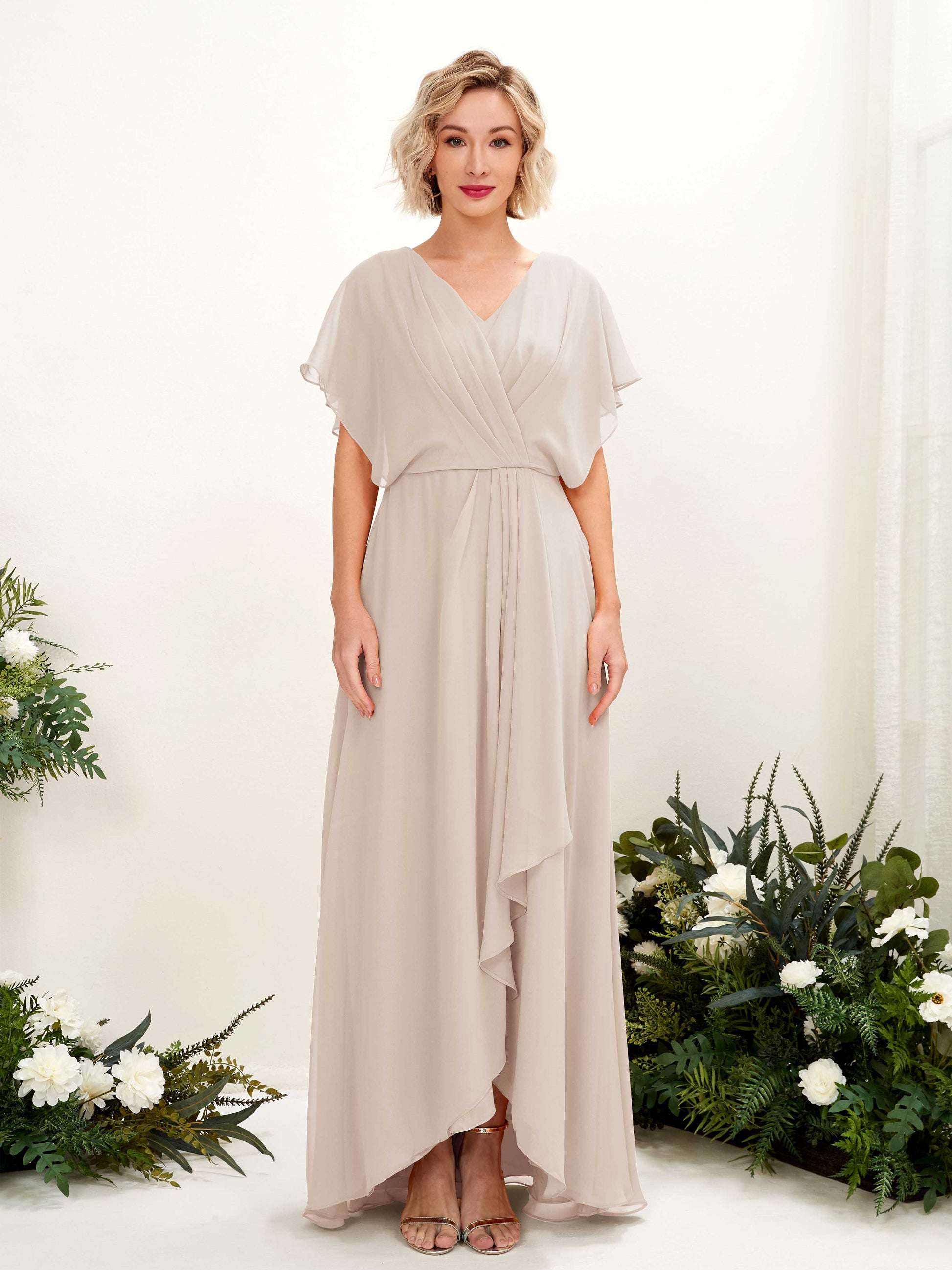 Soleil Champagne Maxi Dress