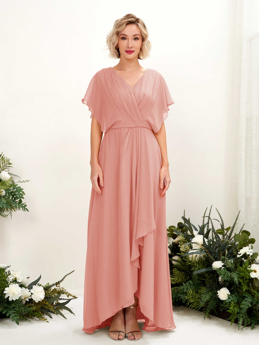 Soleil Champagne Rose Maxi Dress