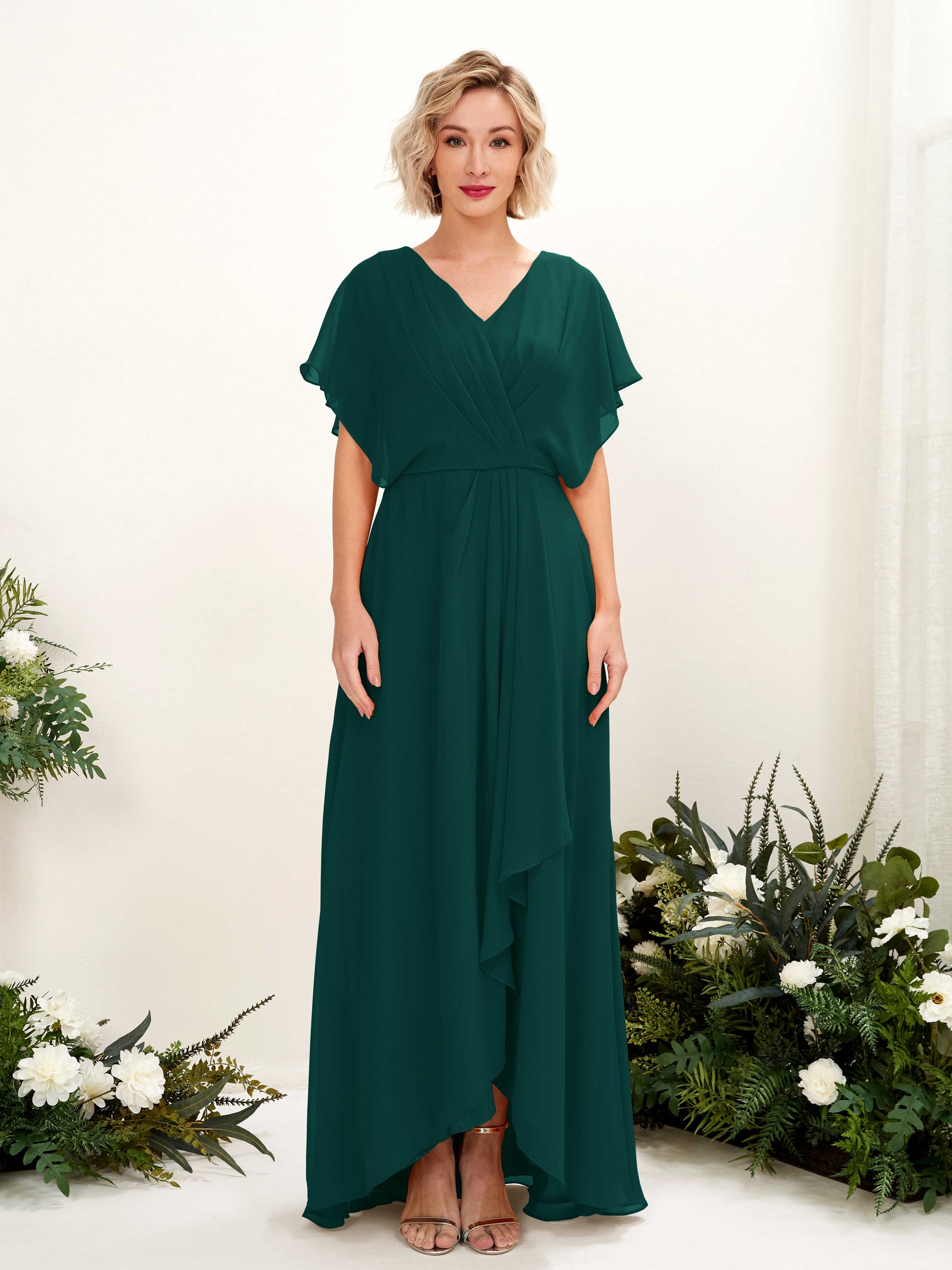 Soleil Dark Emerald Maxi Dress