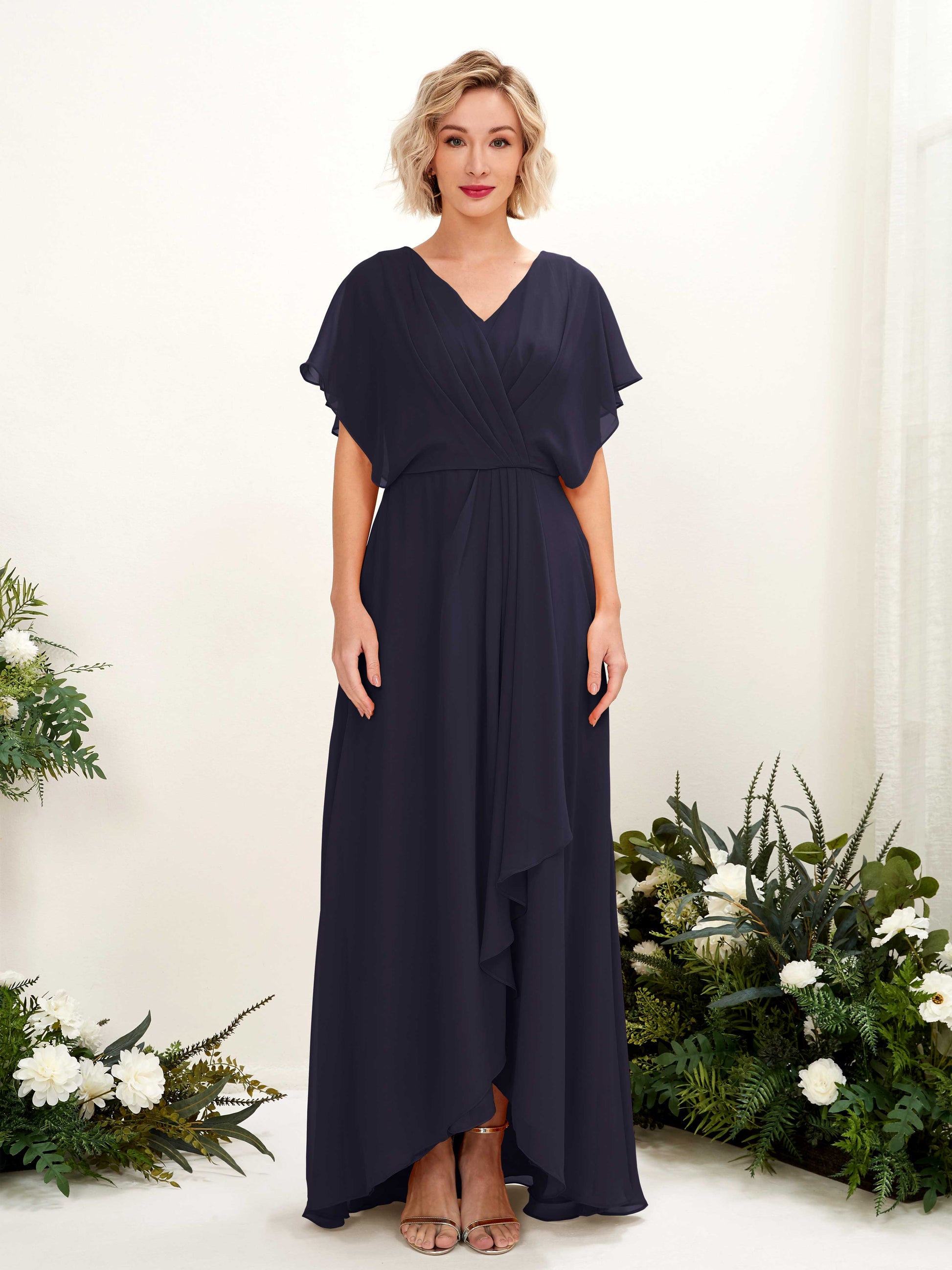 Soleil Dark Navy Maxi Dress