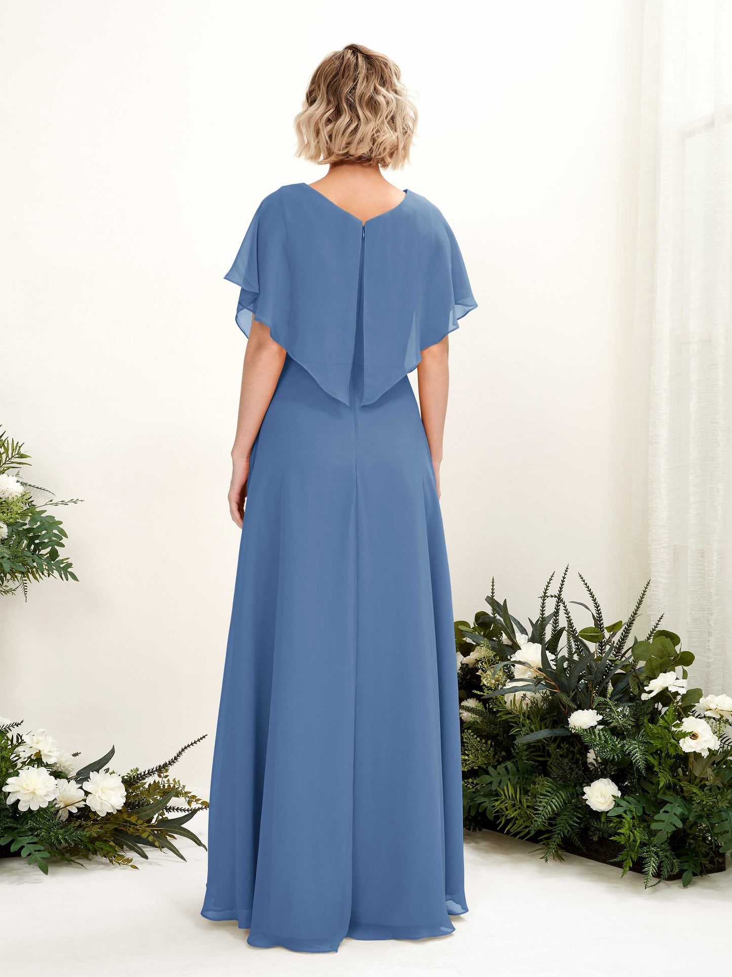 Soleil Dusty Blue Maxi Dress