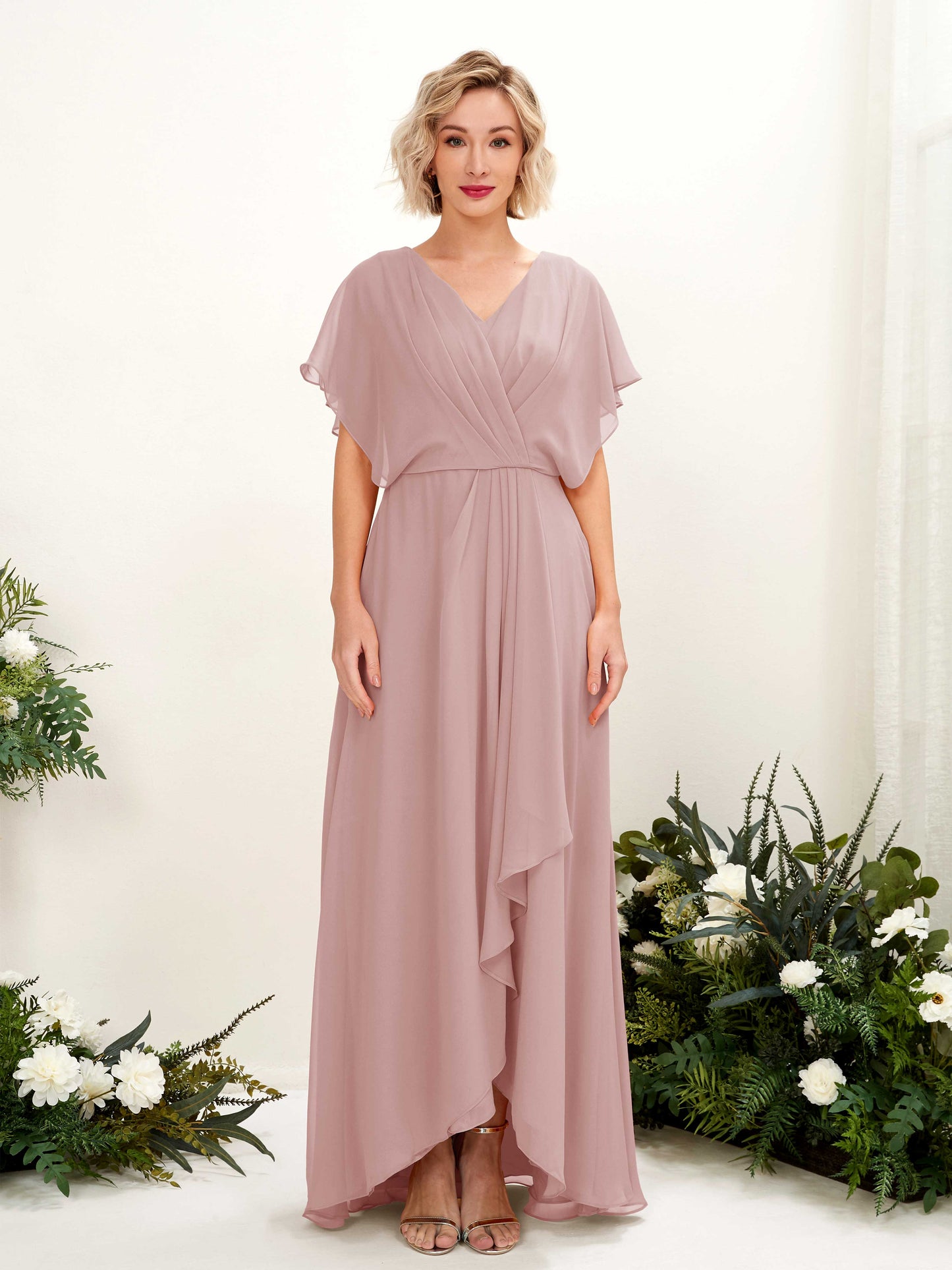 Soleil Dusty Rose Maxi Dress