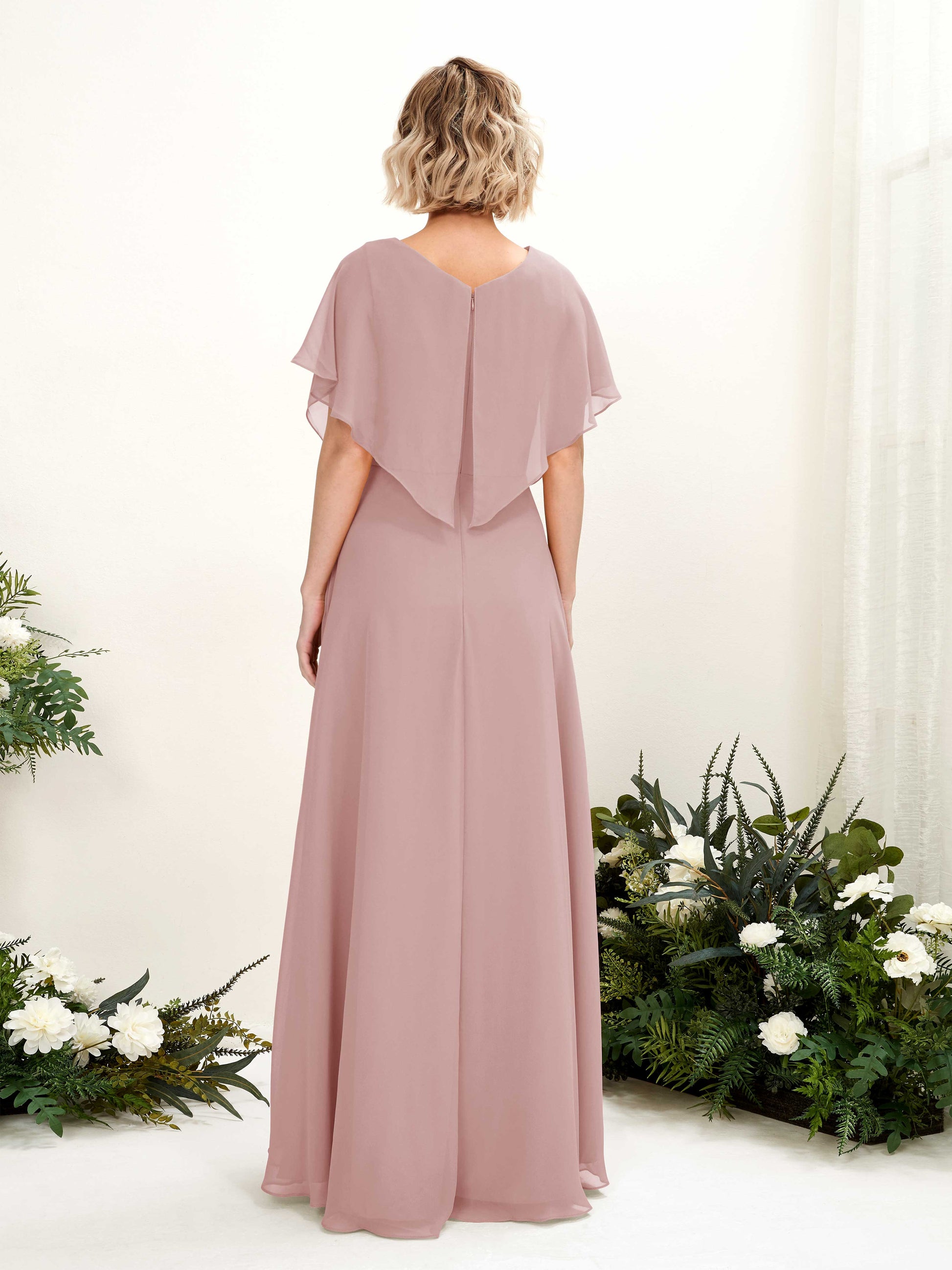 Soleil Dusty Rose Maxi Dress