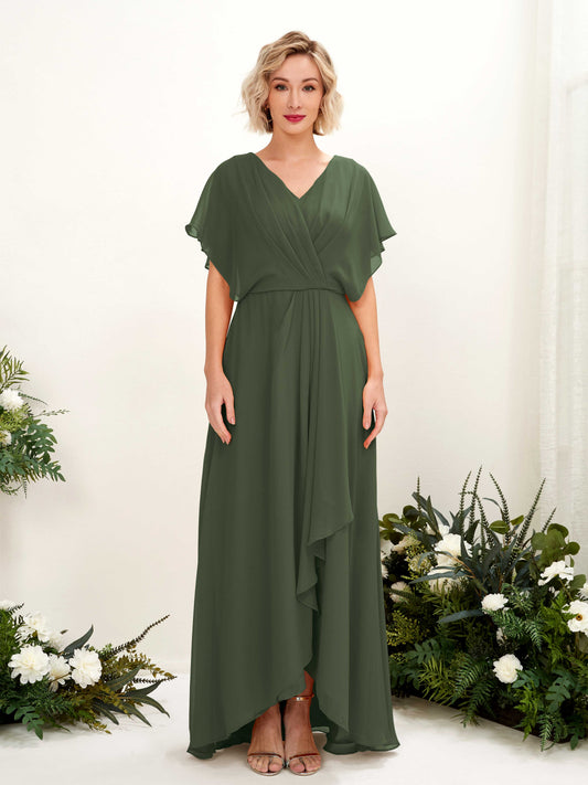 Soleil Martini Olive Maxi Dress