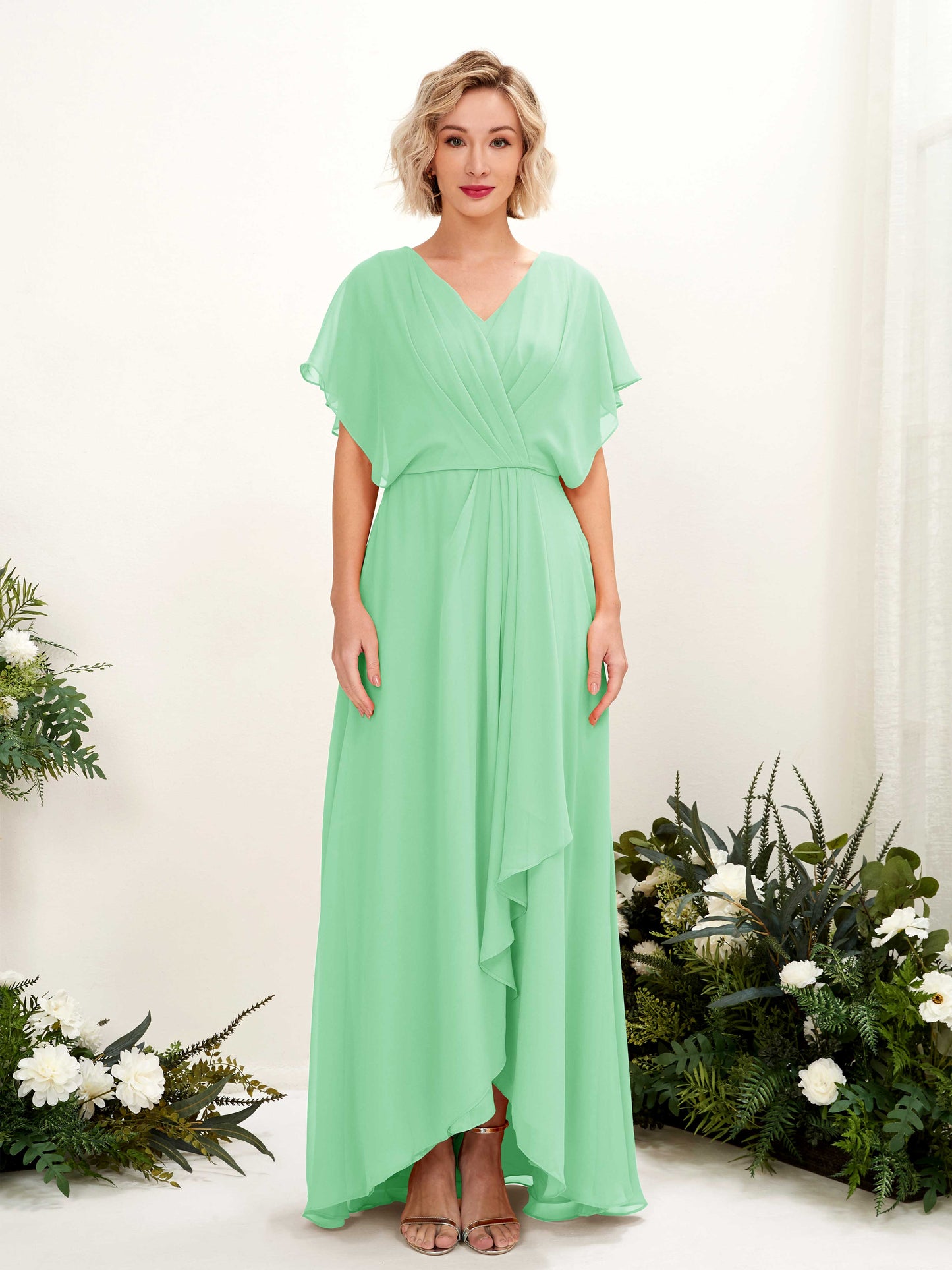 Soleil Mint Green Maxi Dress