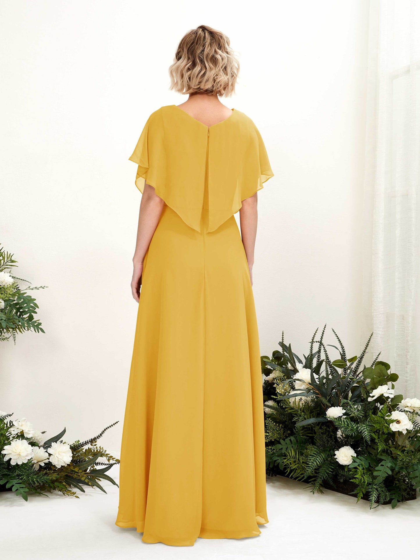 Soleil Mustard Yellow Maxi Dress