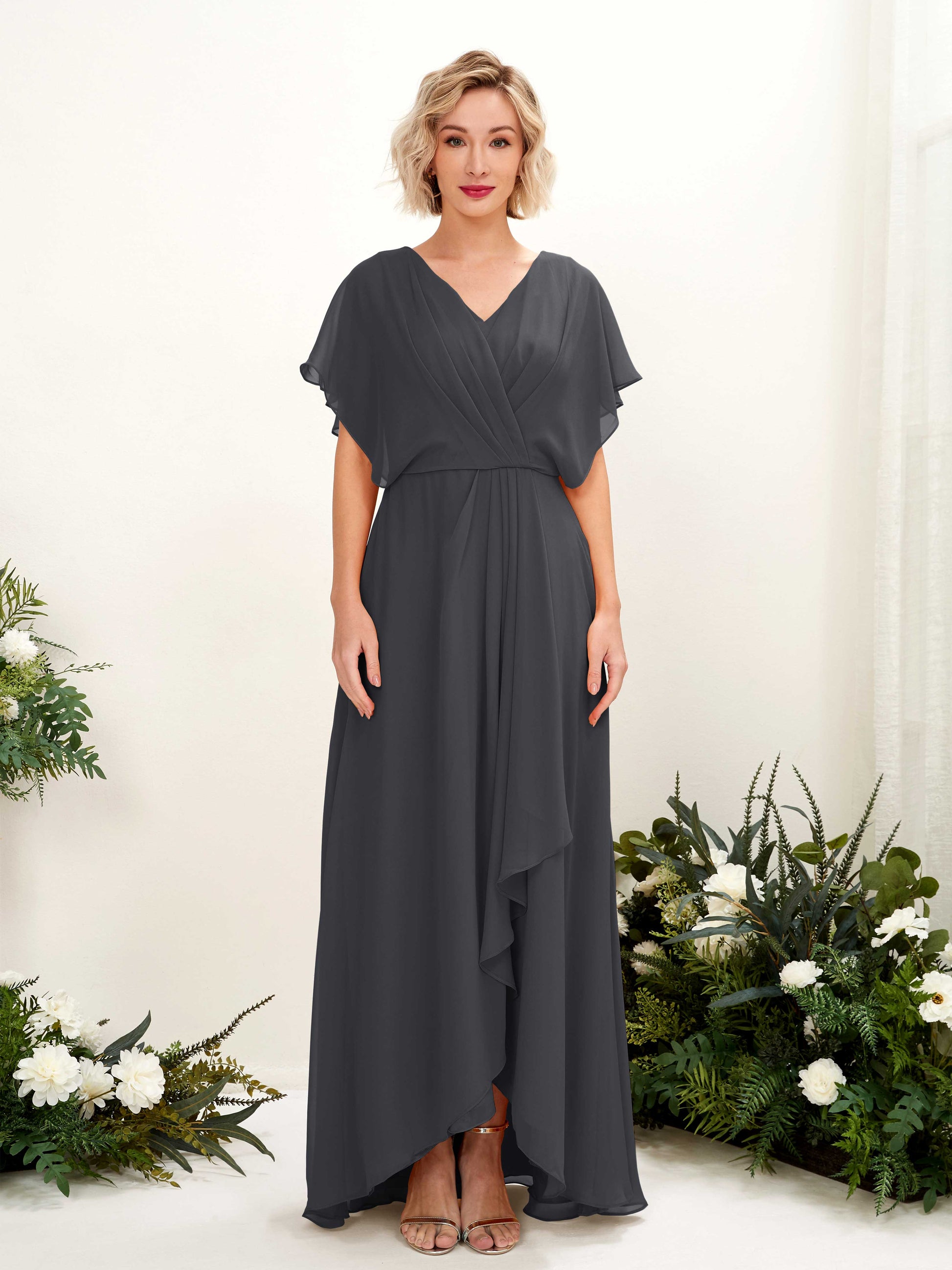 Soleil Pewter Maxi Dress