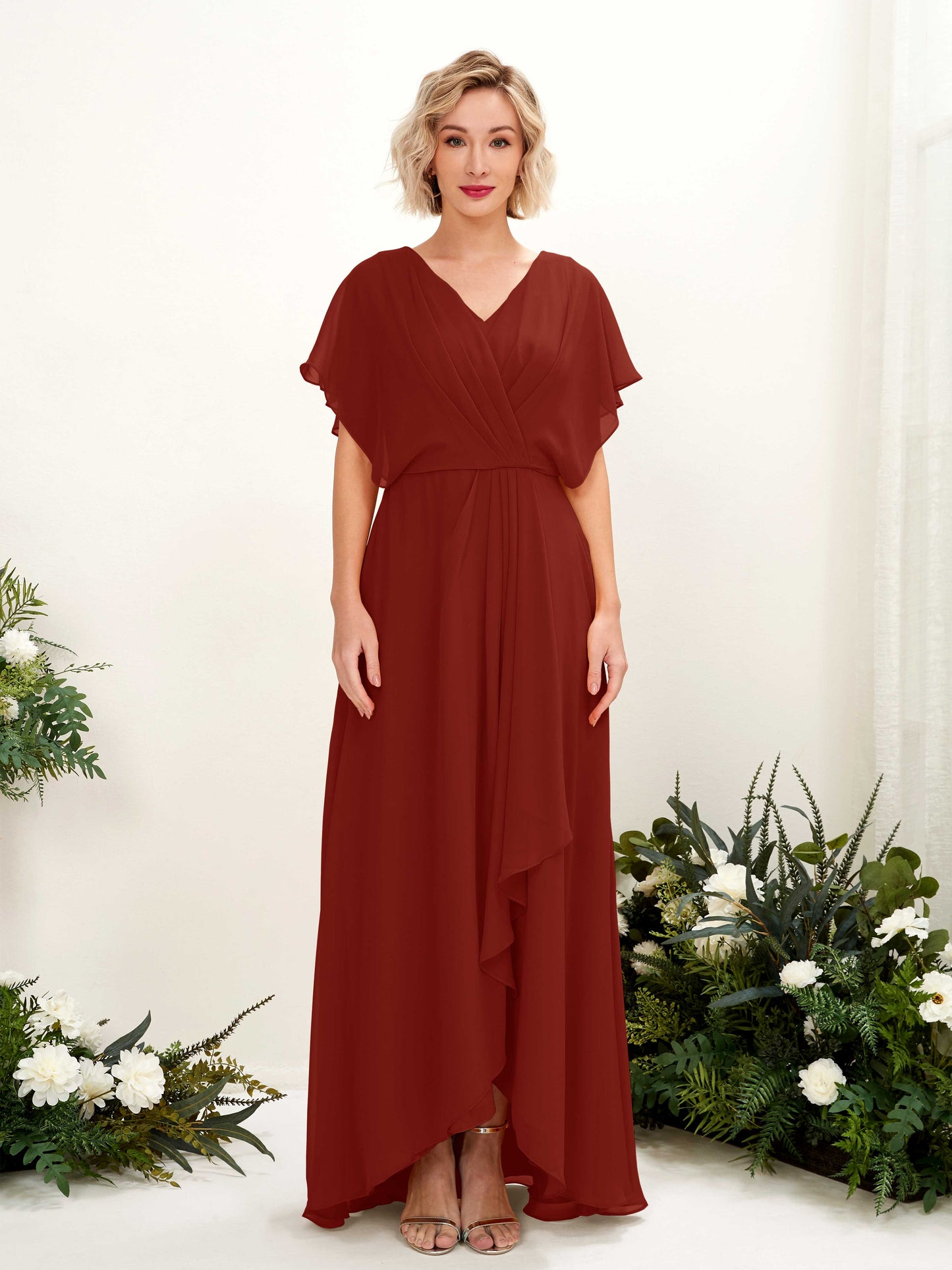 Soleil Rust Maxi Dress