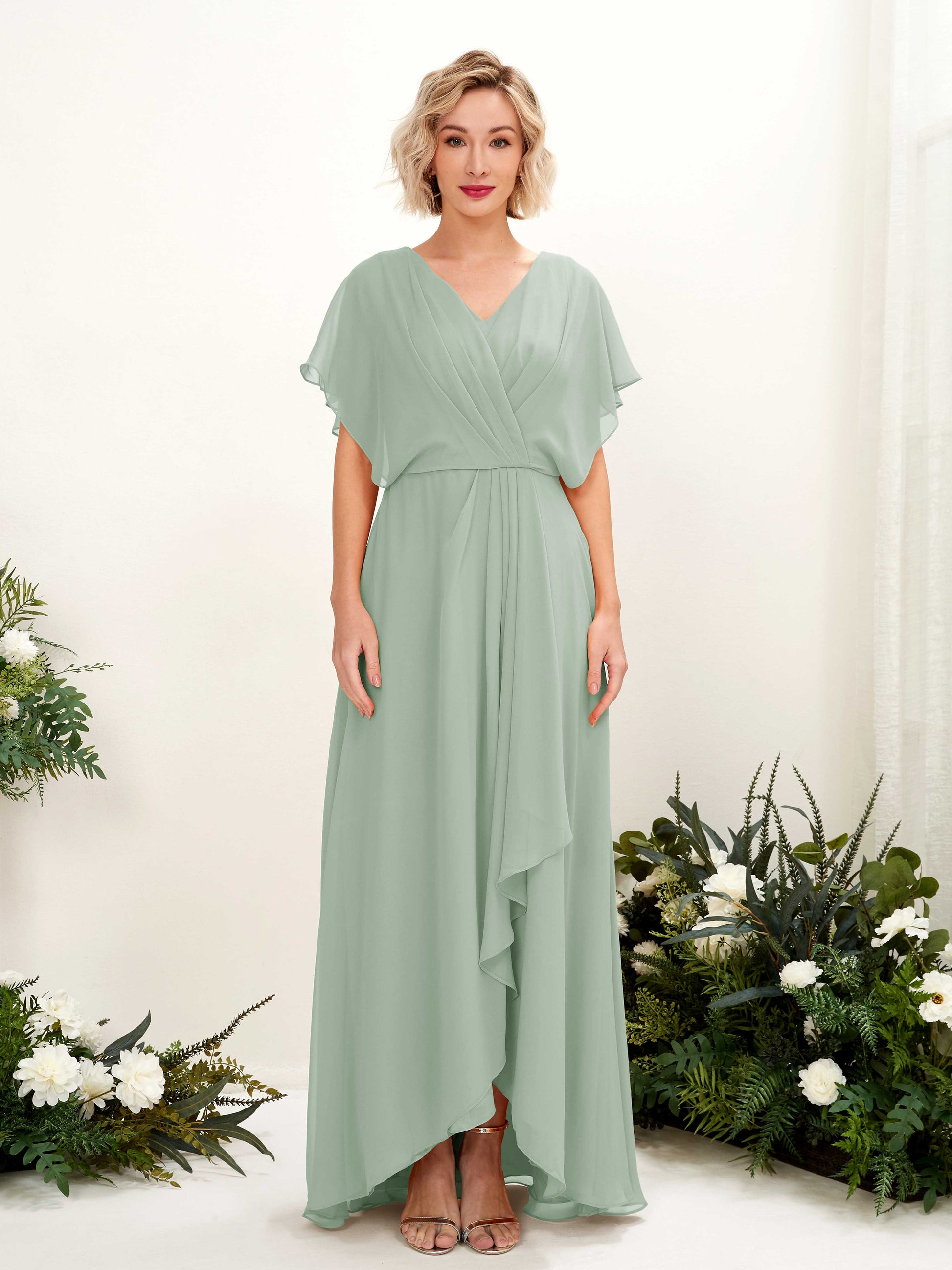 Soleil Sage Green Maxi Dress