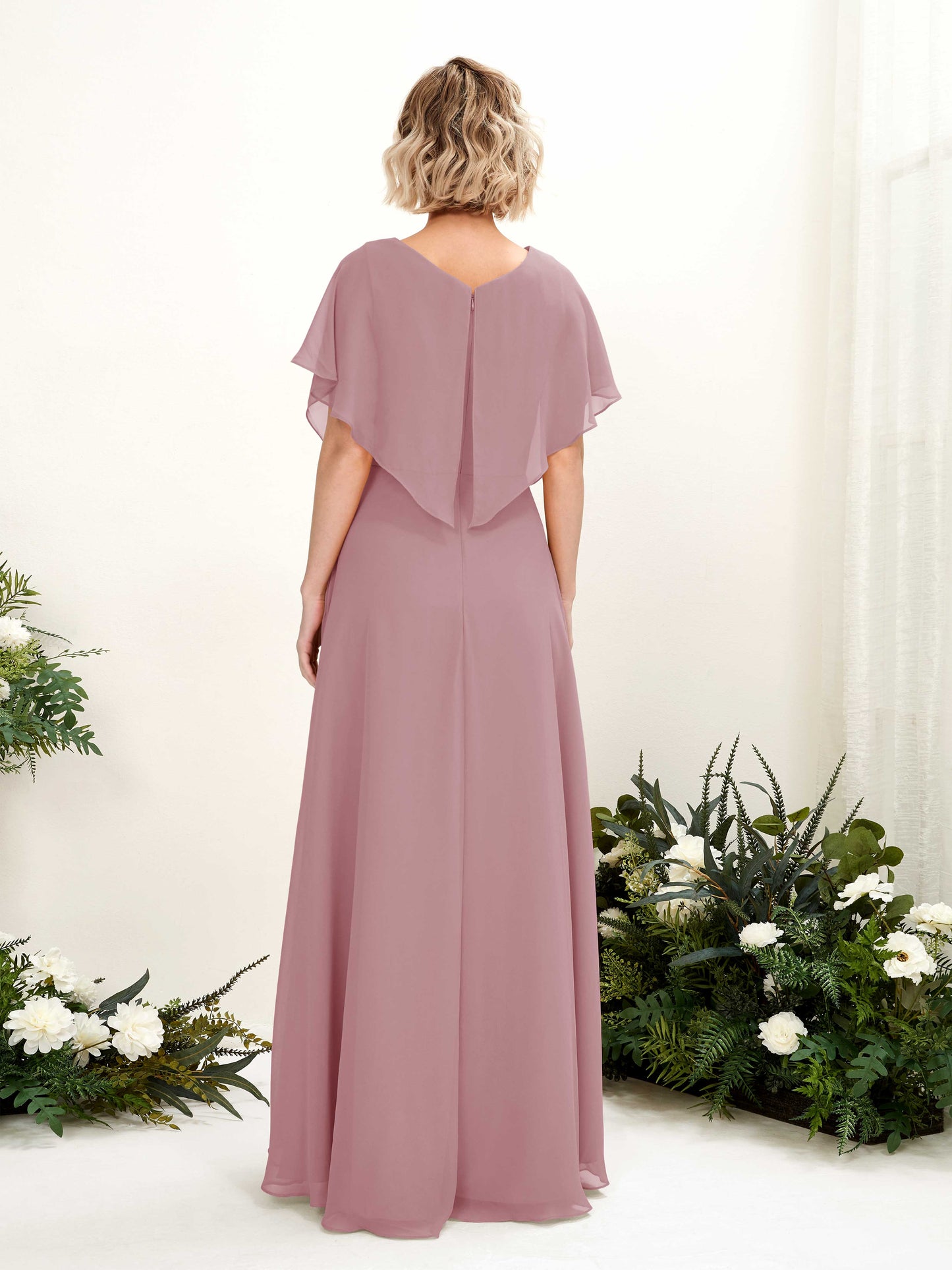 Soleil Vintage Mauve Maxi Dress