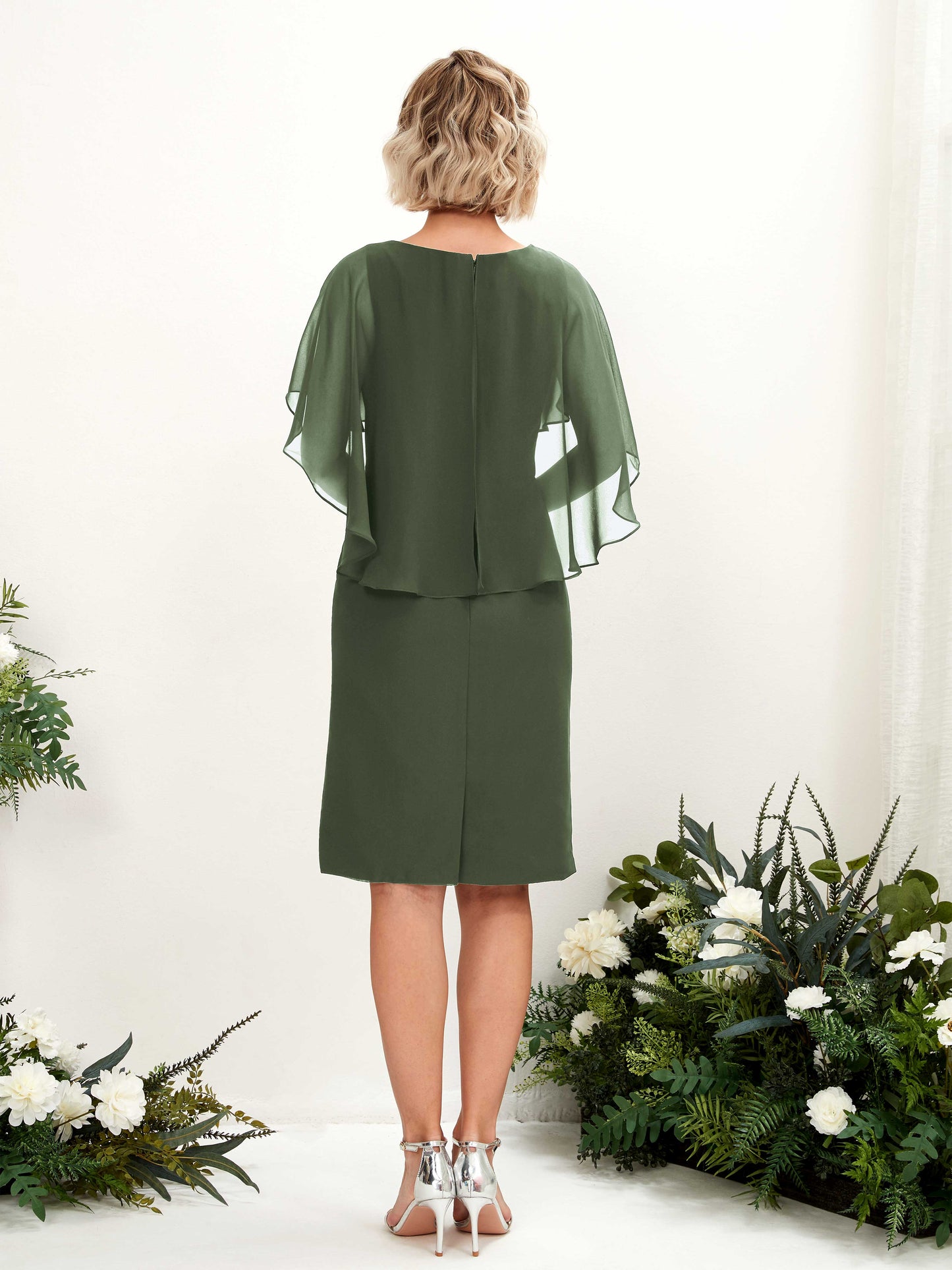 Tey Martini Olive Midi Dress