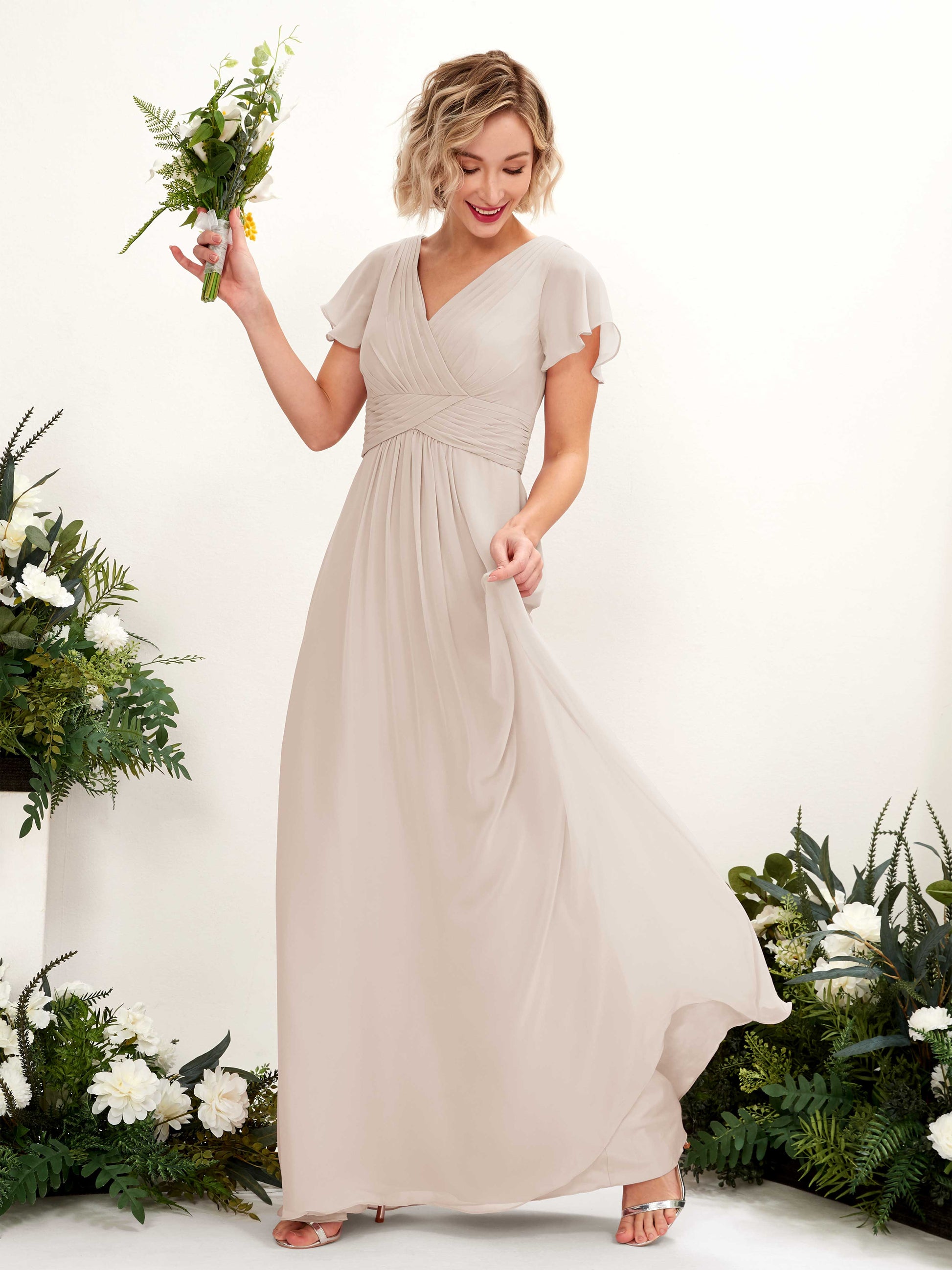 Tolly Champagne Maxi Dress