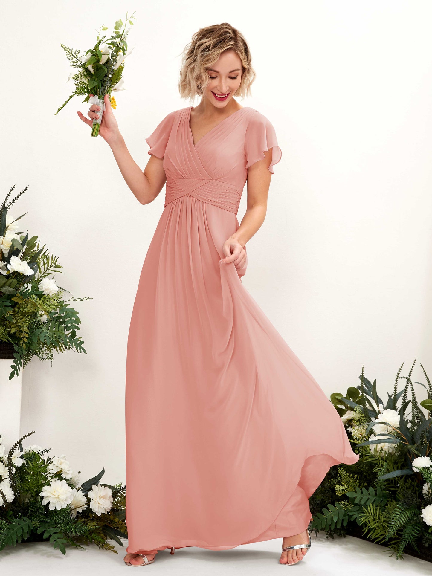 Tolly Champagne Rose Maxi Dress