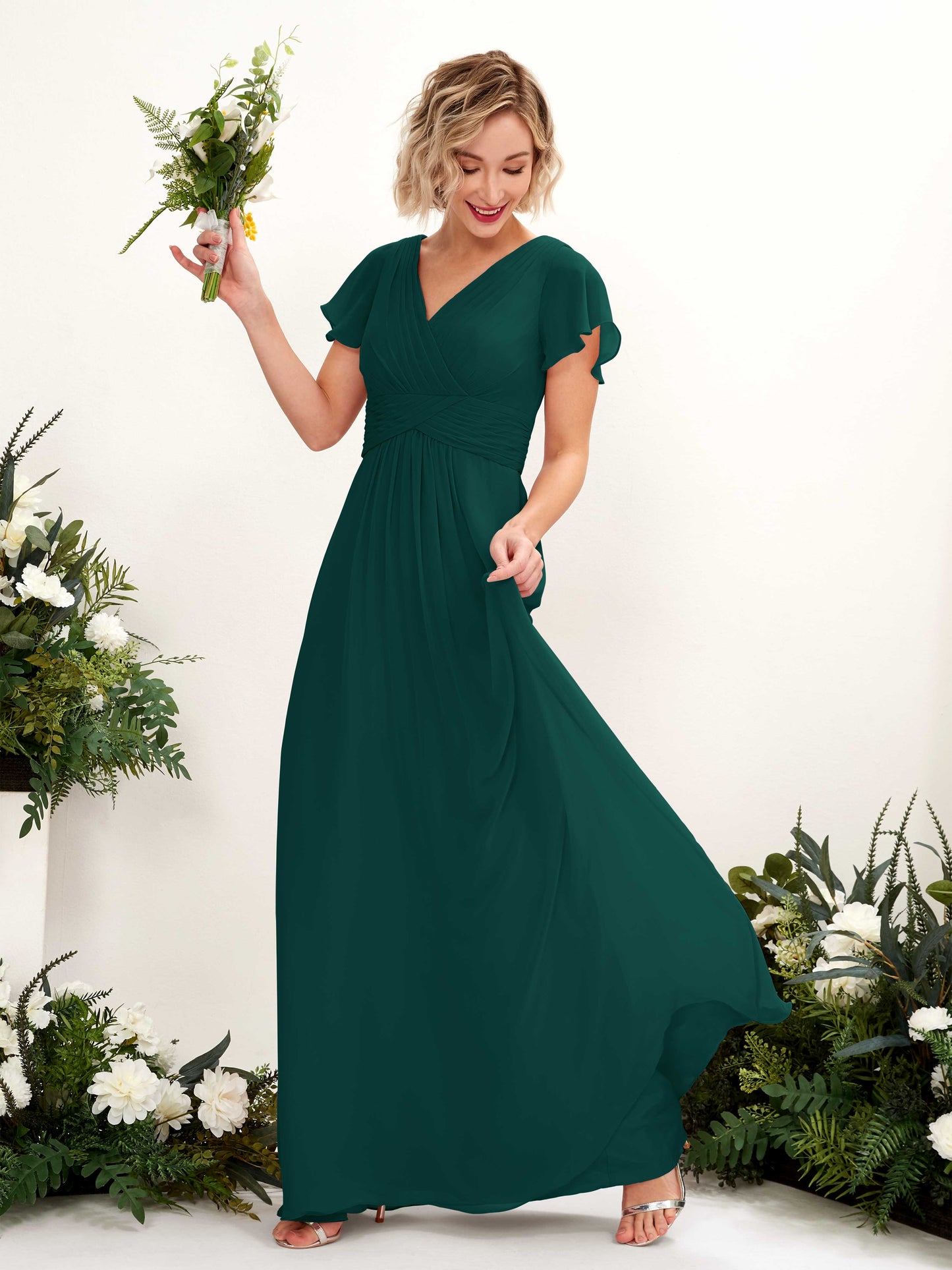 Tolly Dark Emerald Maxi Dress