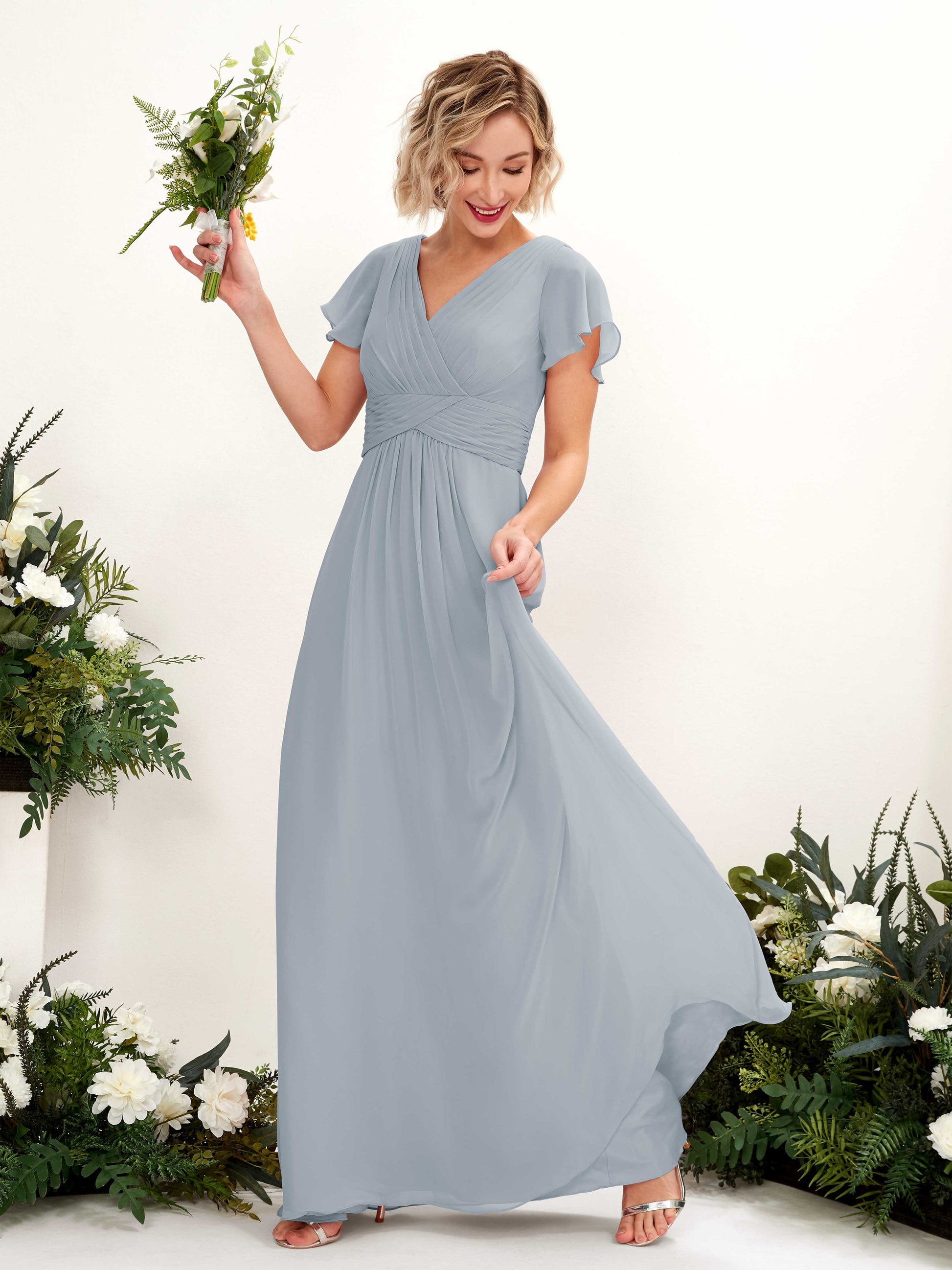 Tolly Dusty Blue-Upgrade Maxi Dress