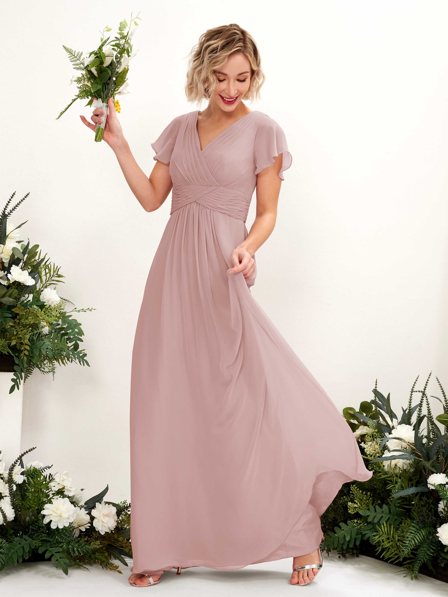 Tolly Dusty Rose Maxi Dress