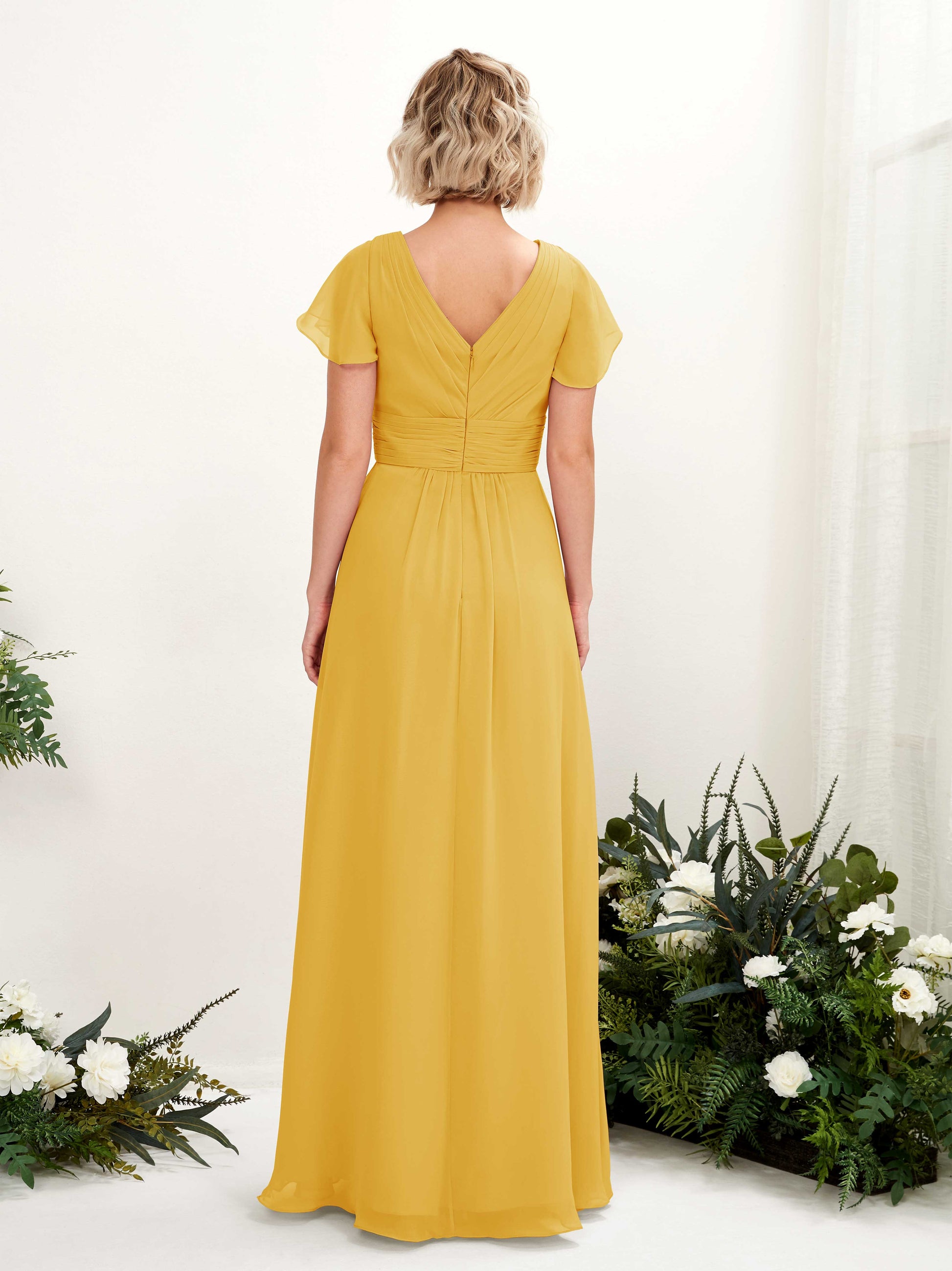 Tolly Mustard Yellow Maxi Dress