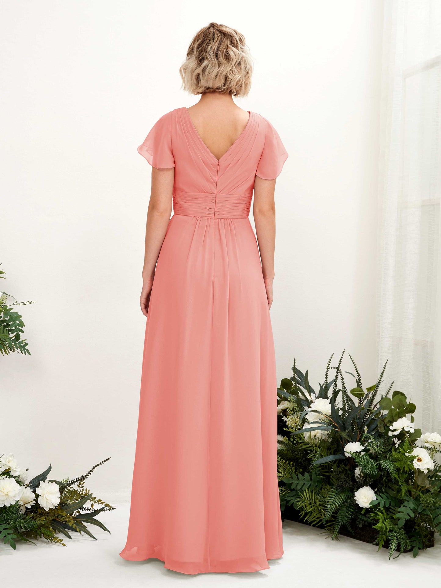 Tolly Peach Pink Maxi Dress