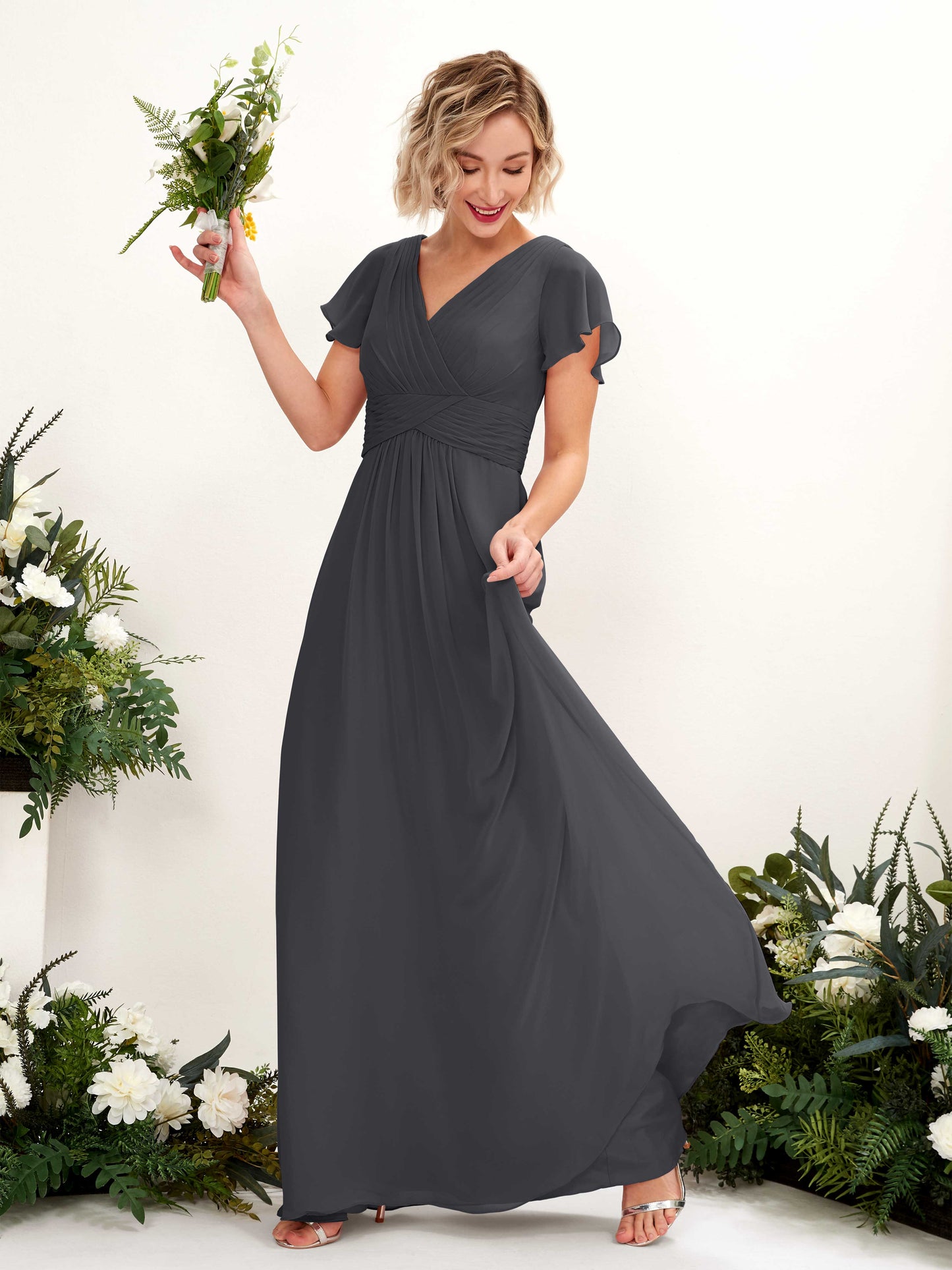 Tolly Pewter Maxi Dress