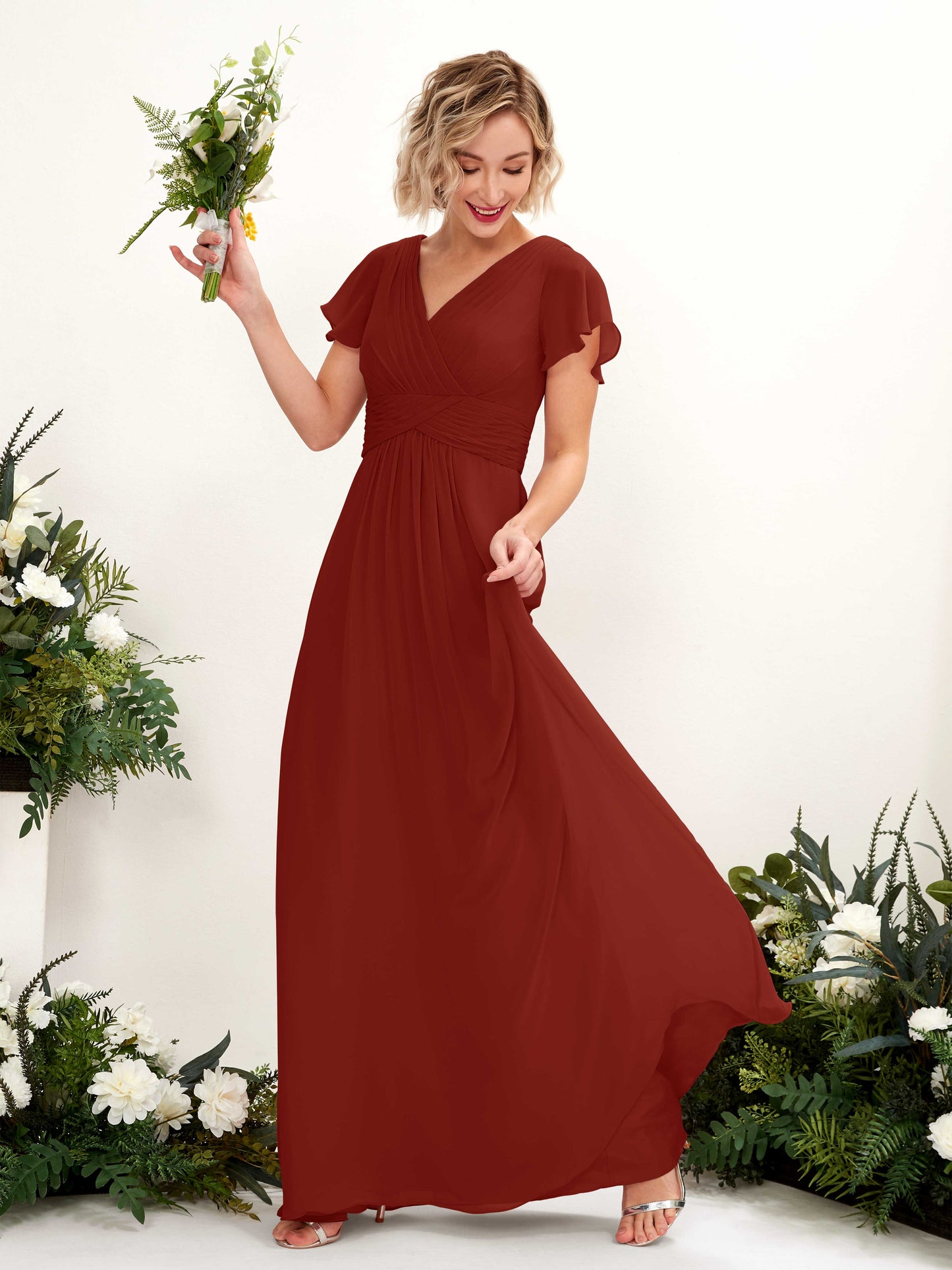 Tolly Rust Maxi Dress