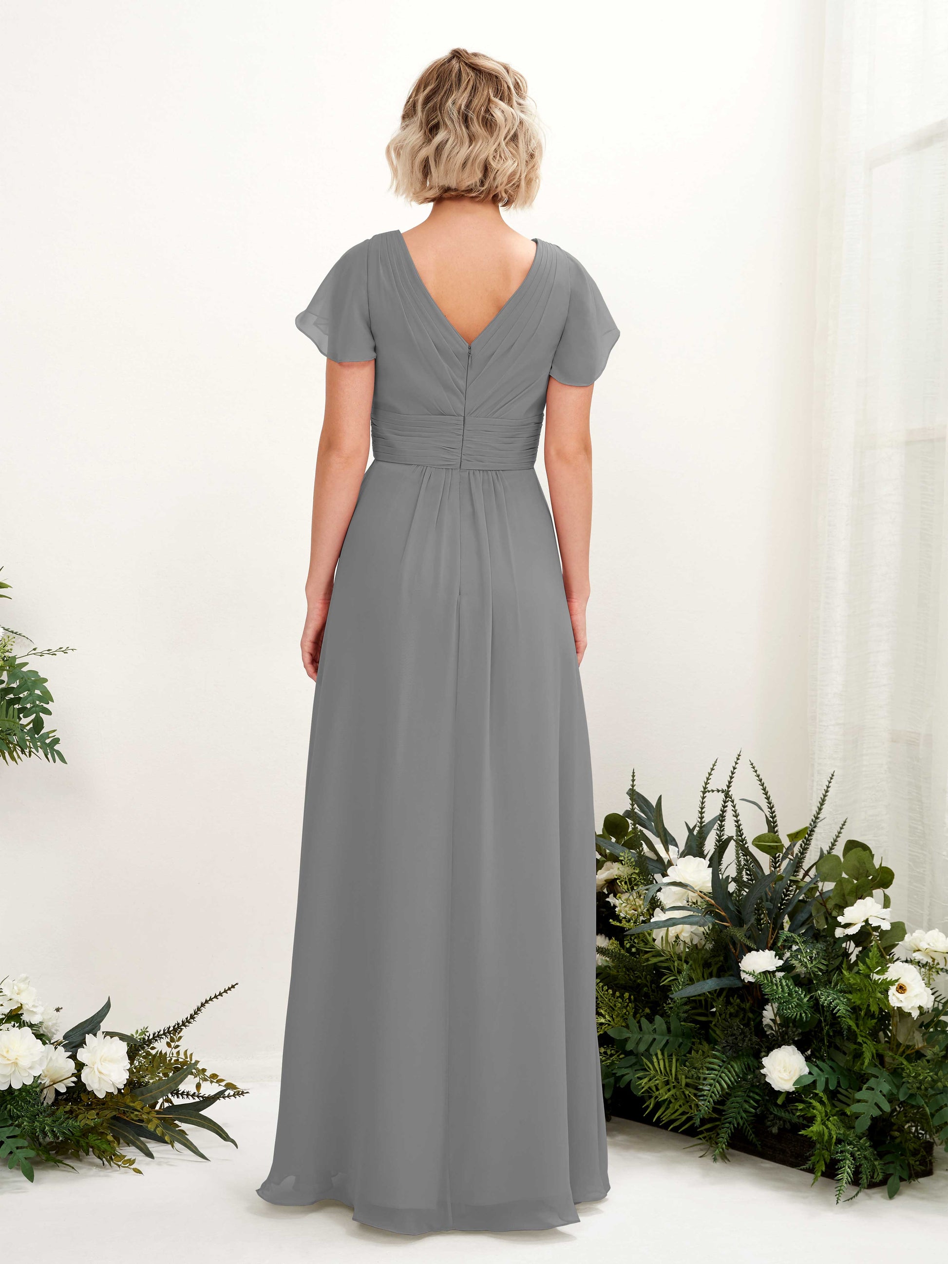 Tolly Steel Gray Maxi Dress