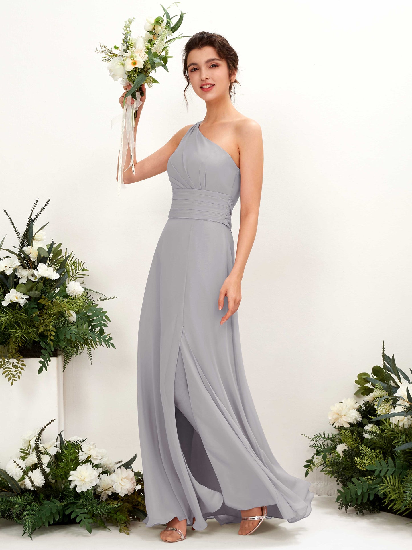 Trita Dove One Shoulder Maxi Dress