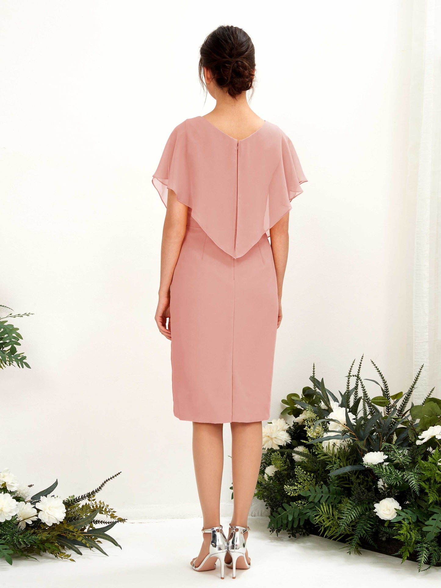 Vanessa Champagne Rose Midi Dress