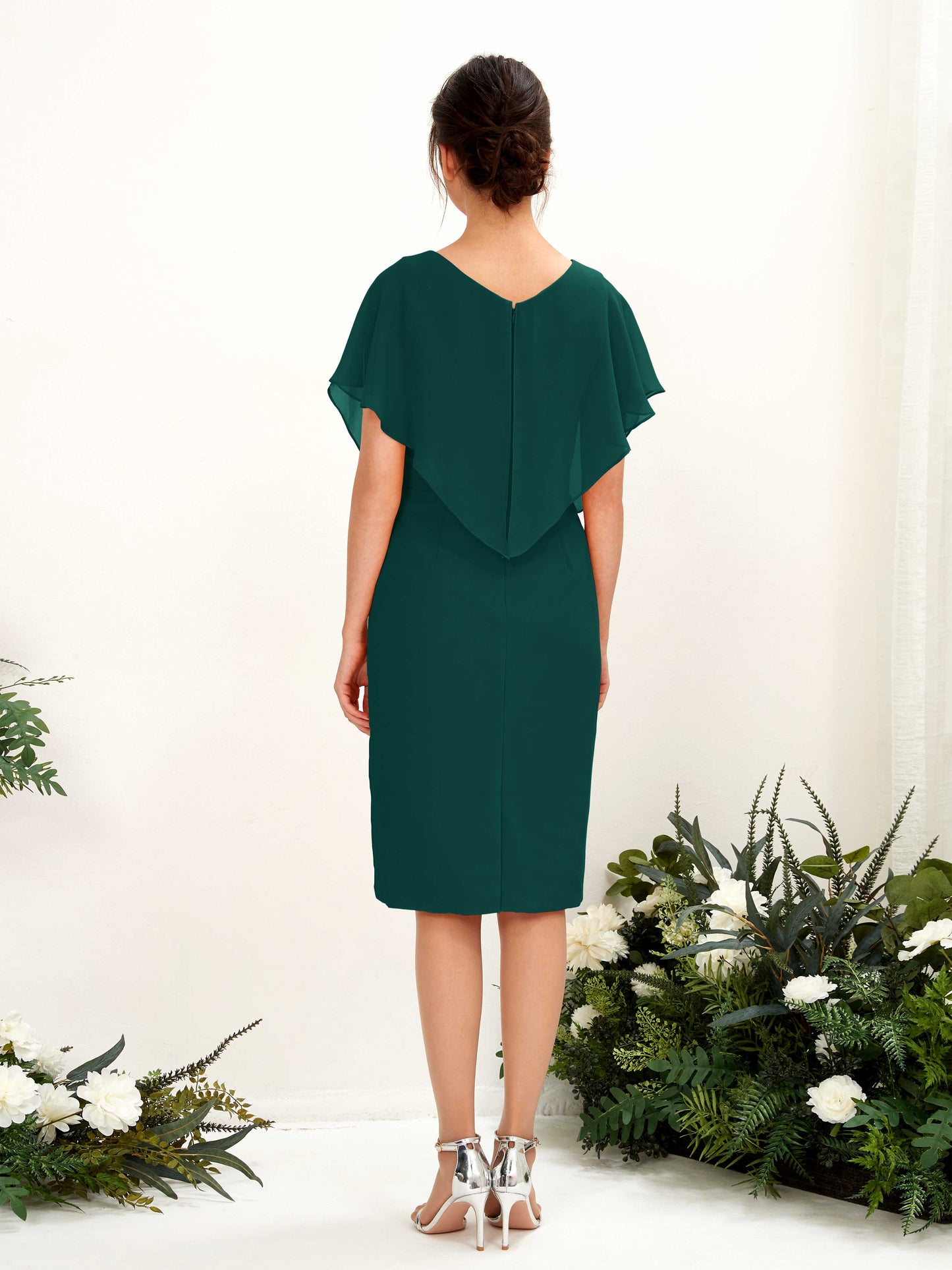 Vanessa Dark Emerald Midi Dress