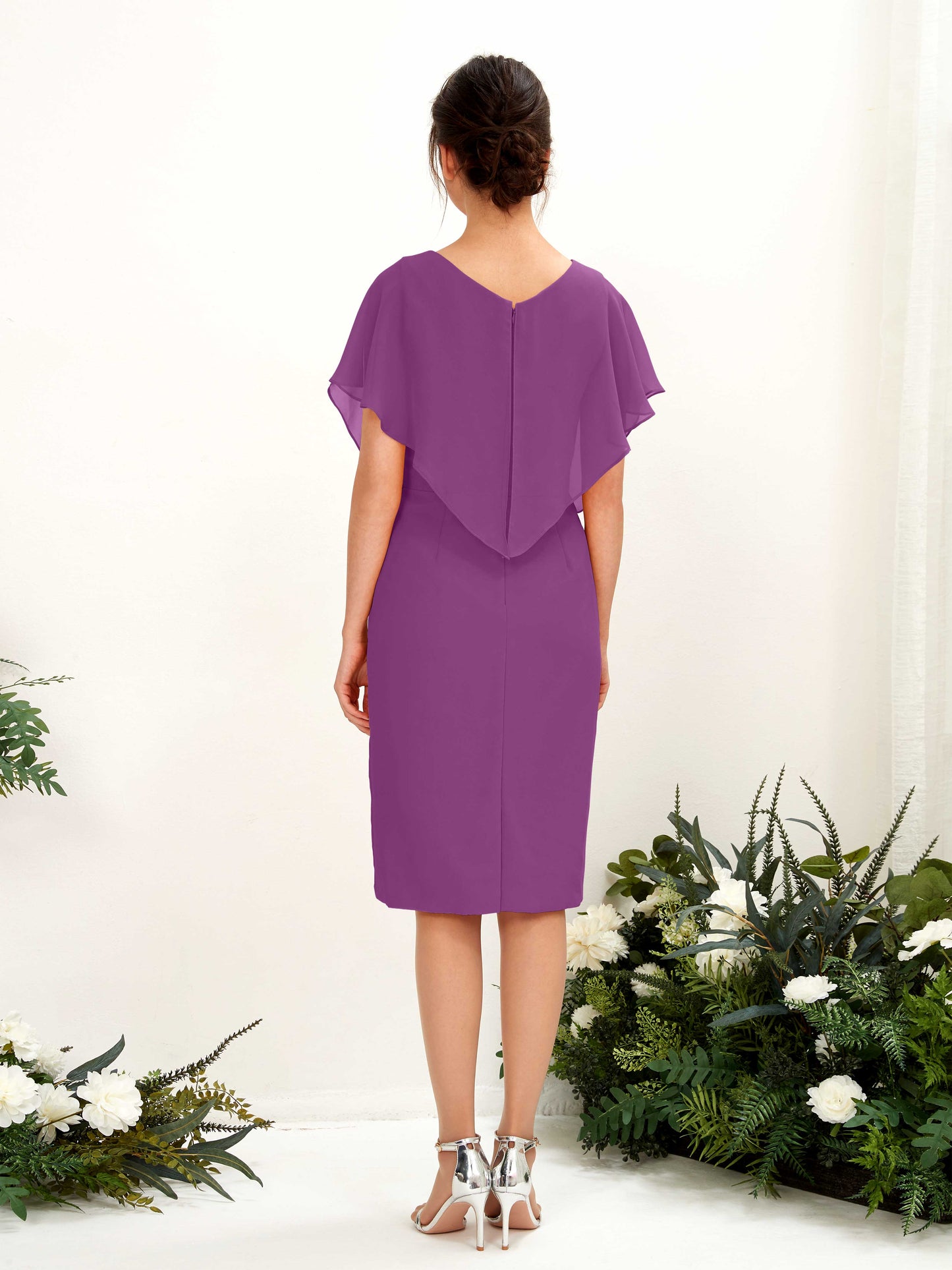 Vanessa Purple Midi Dress