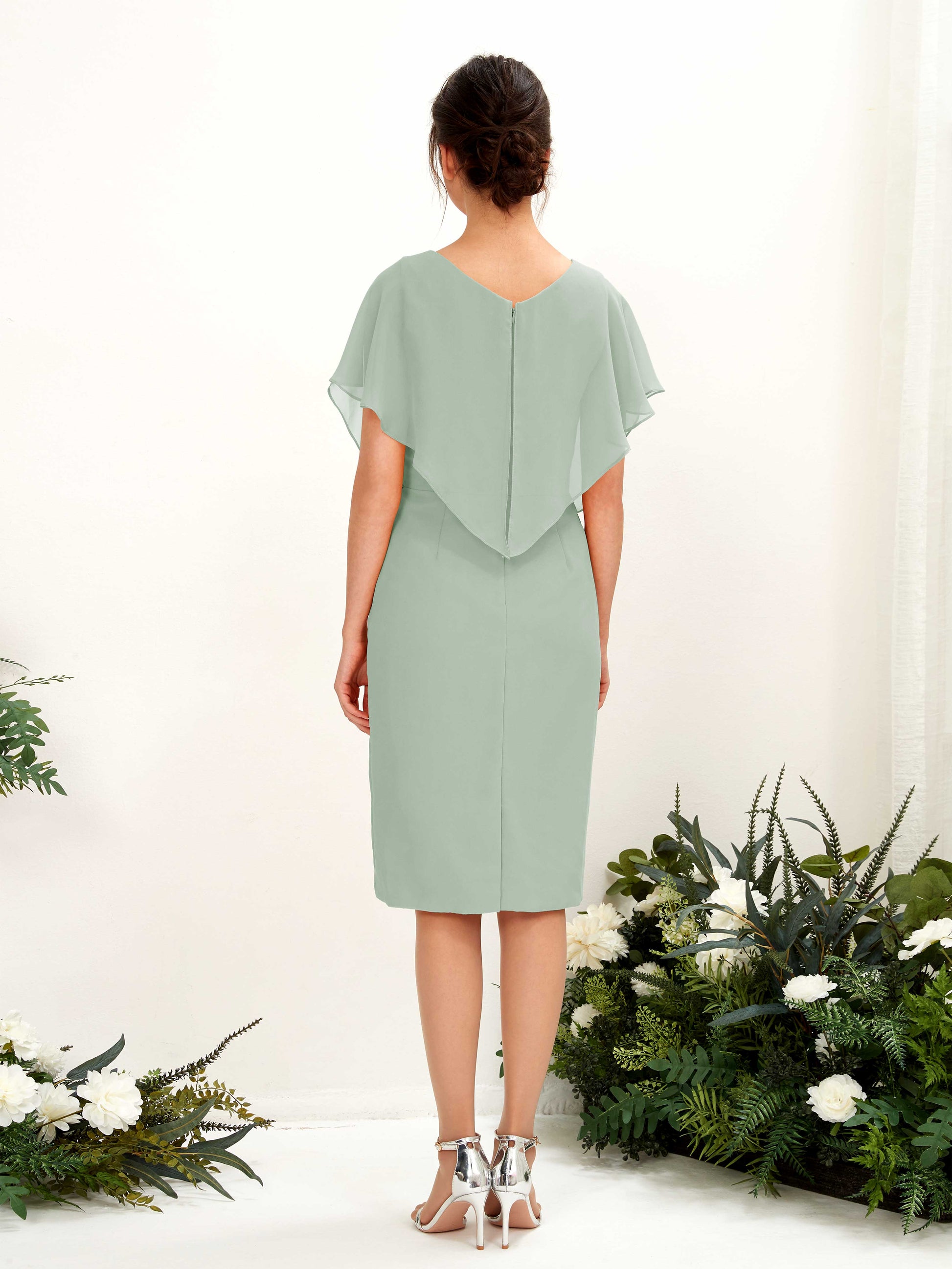 Vanessa Sage Green Midi Dress