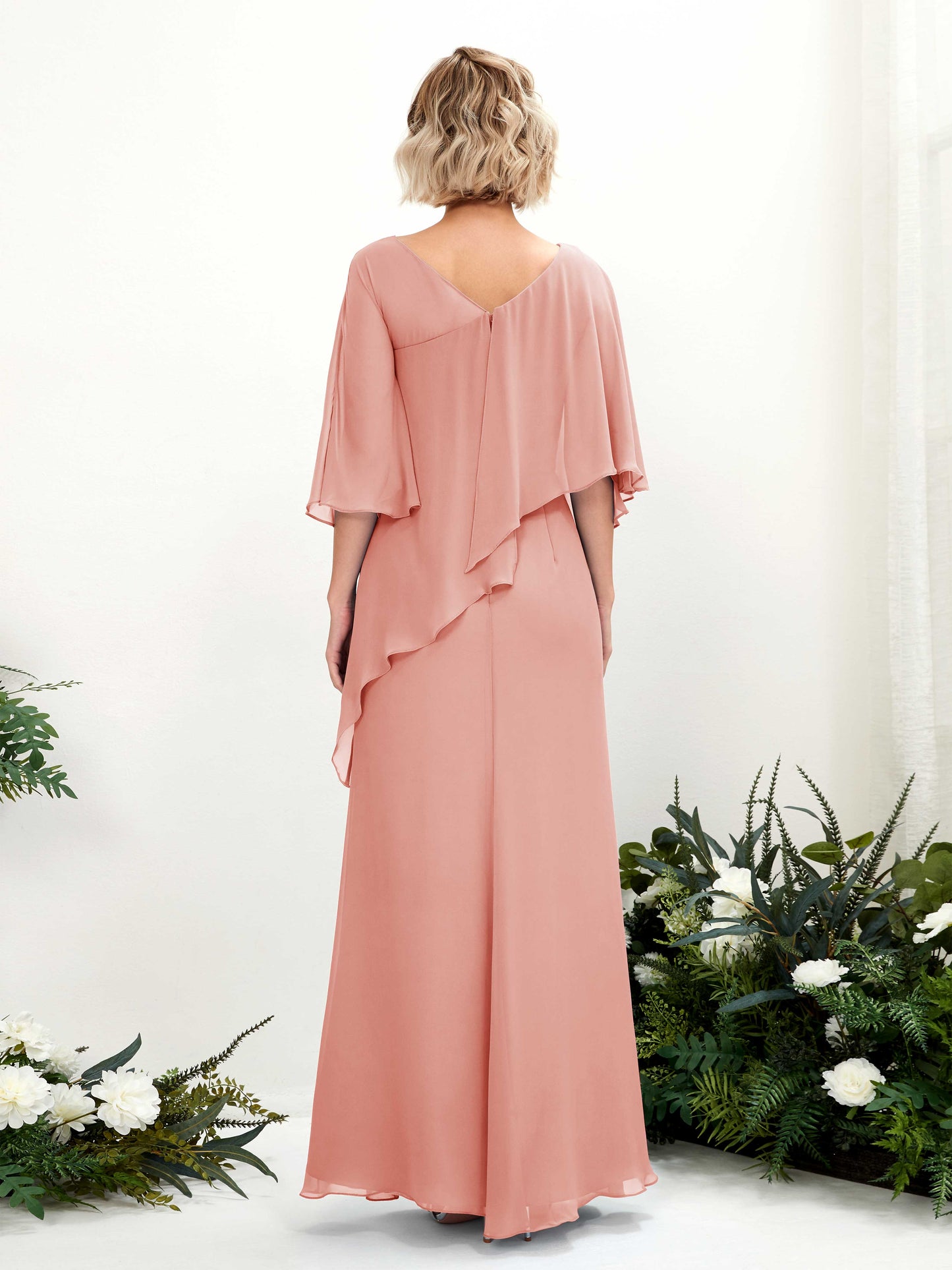 Violaine Champagne Rose Maxi Dress