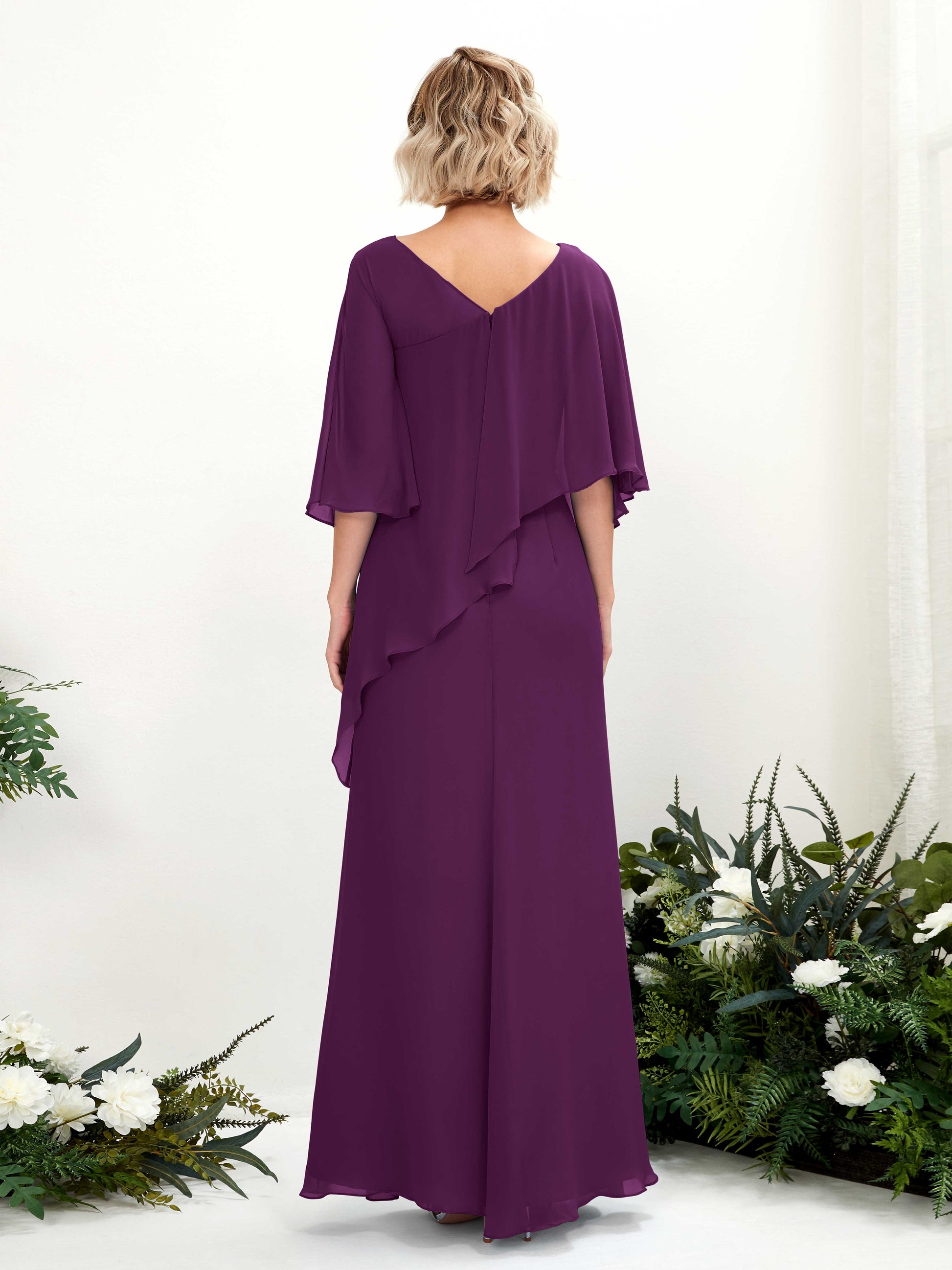 Violaine Grape Maxi Dress