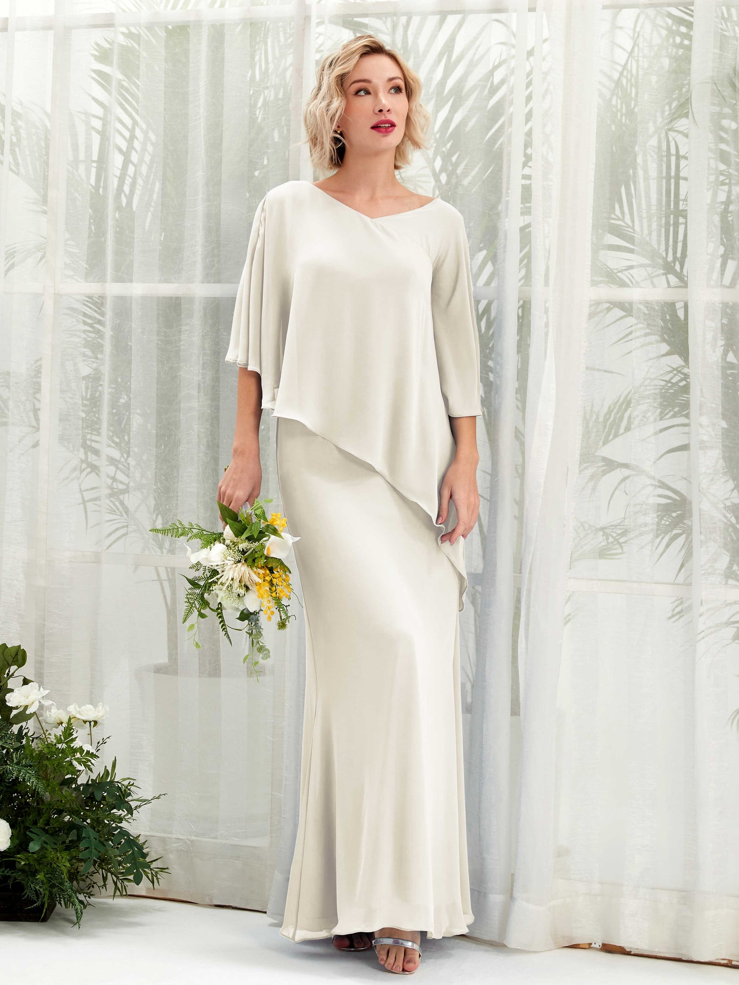 Violaine Ivory Maxi Dress