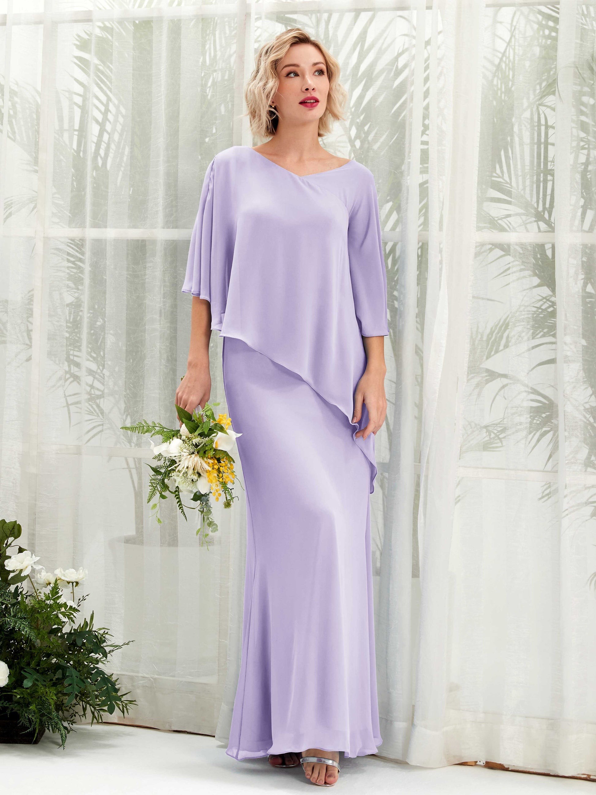 Violaine Lilac Maxi Dress