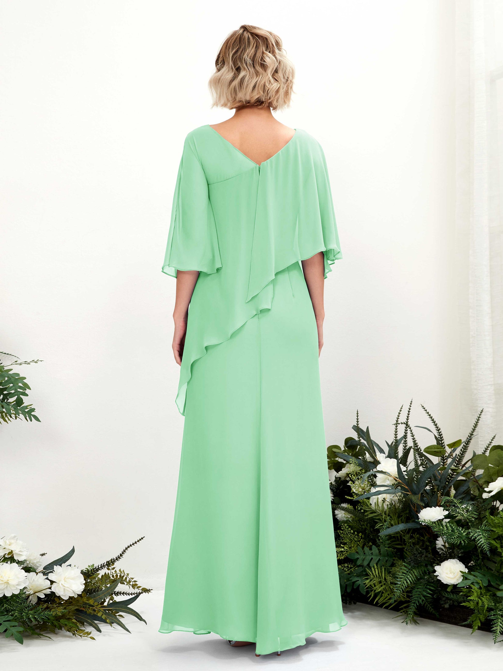 Violaine Mint Green Maxi Dress