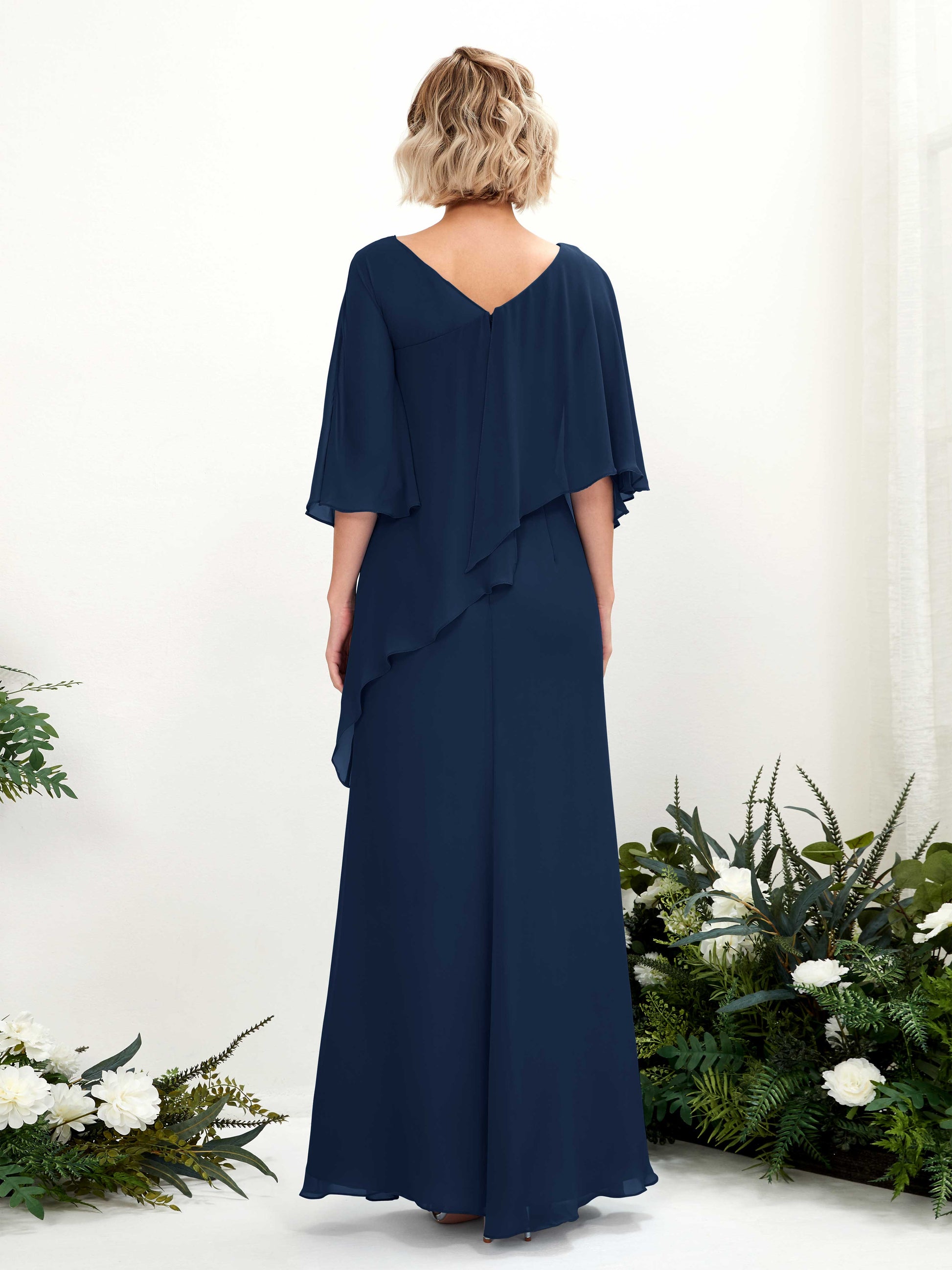 Violaine Navy Maxi Dress