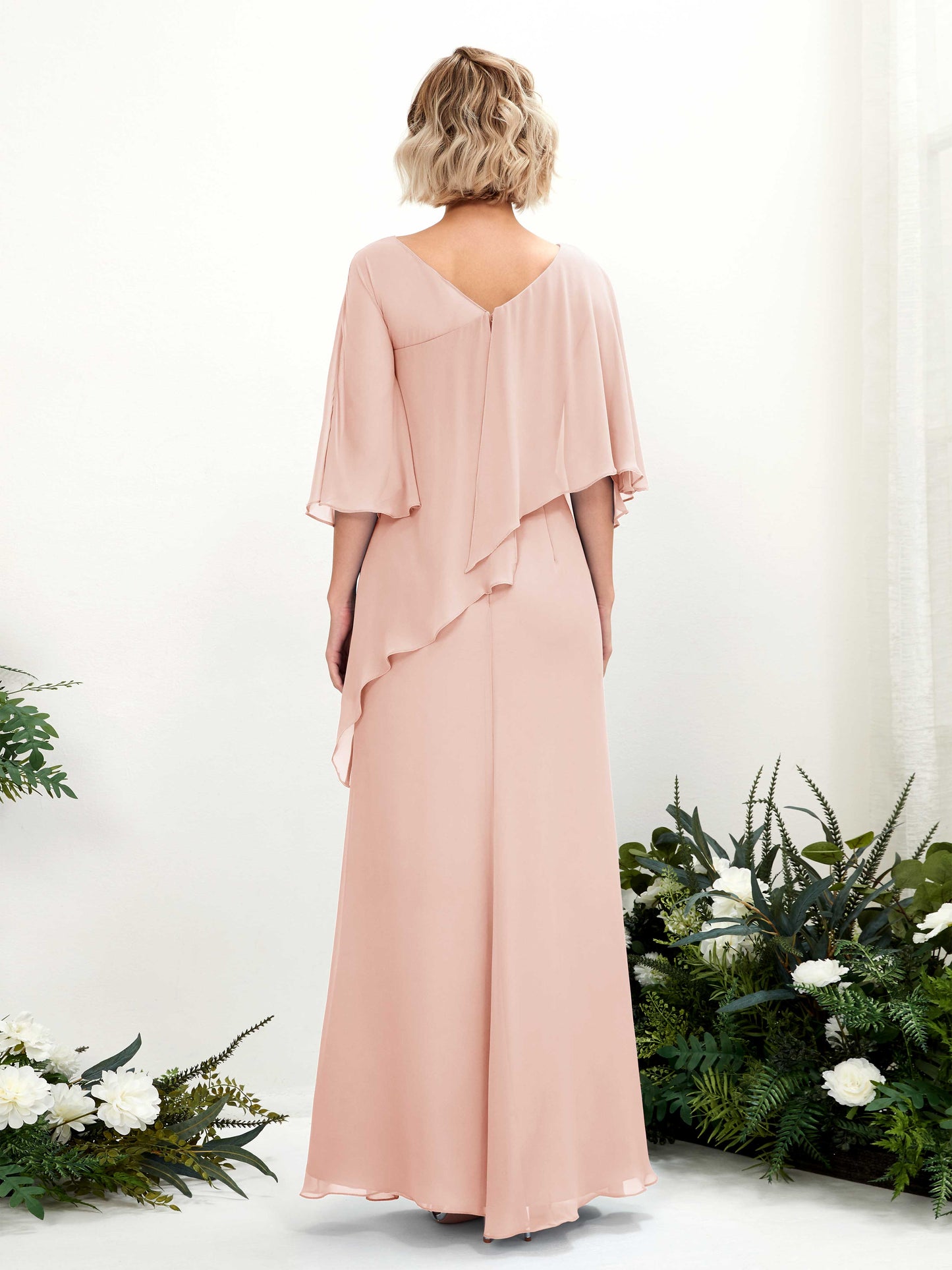 Violaine Pearl Pink Maxi Dress