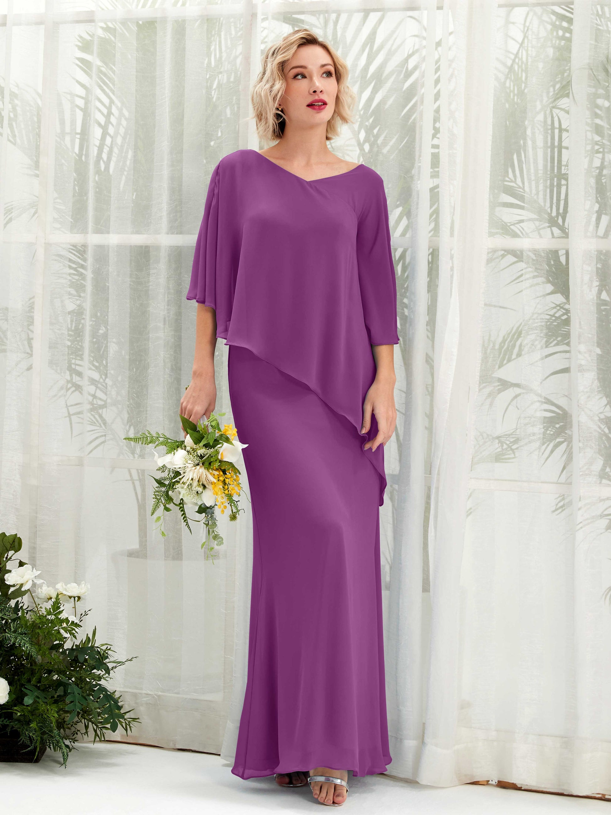 Violaine Purple Maxi Dress