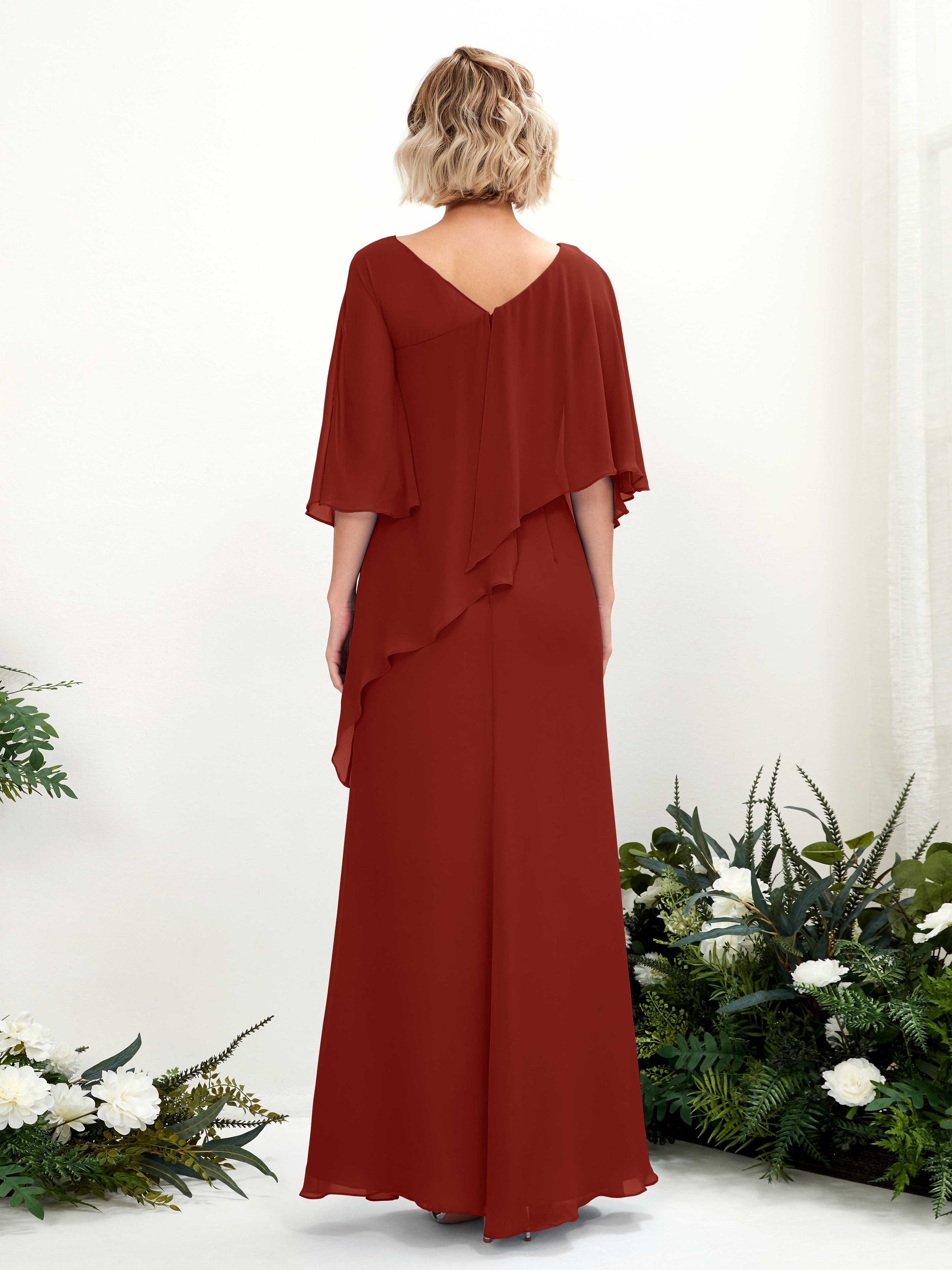 Violaine Rust Maxi Dress