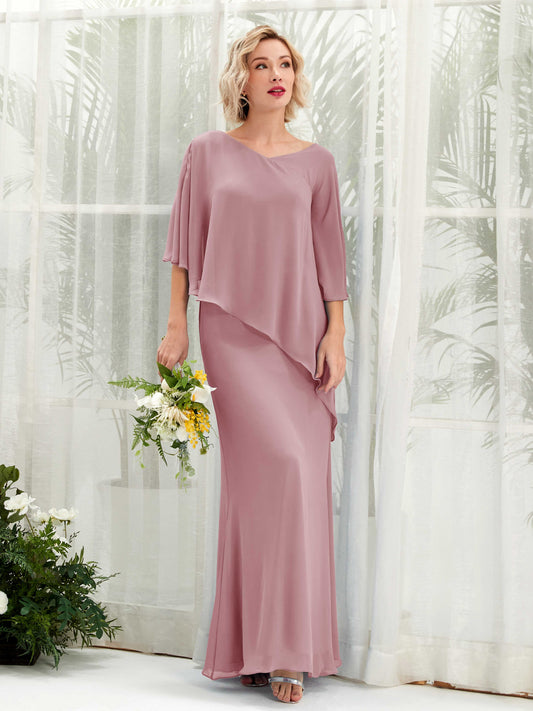 Violaine Vintage Mauve Maxi Dress