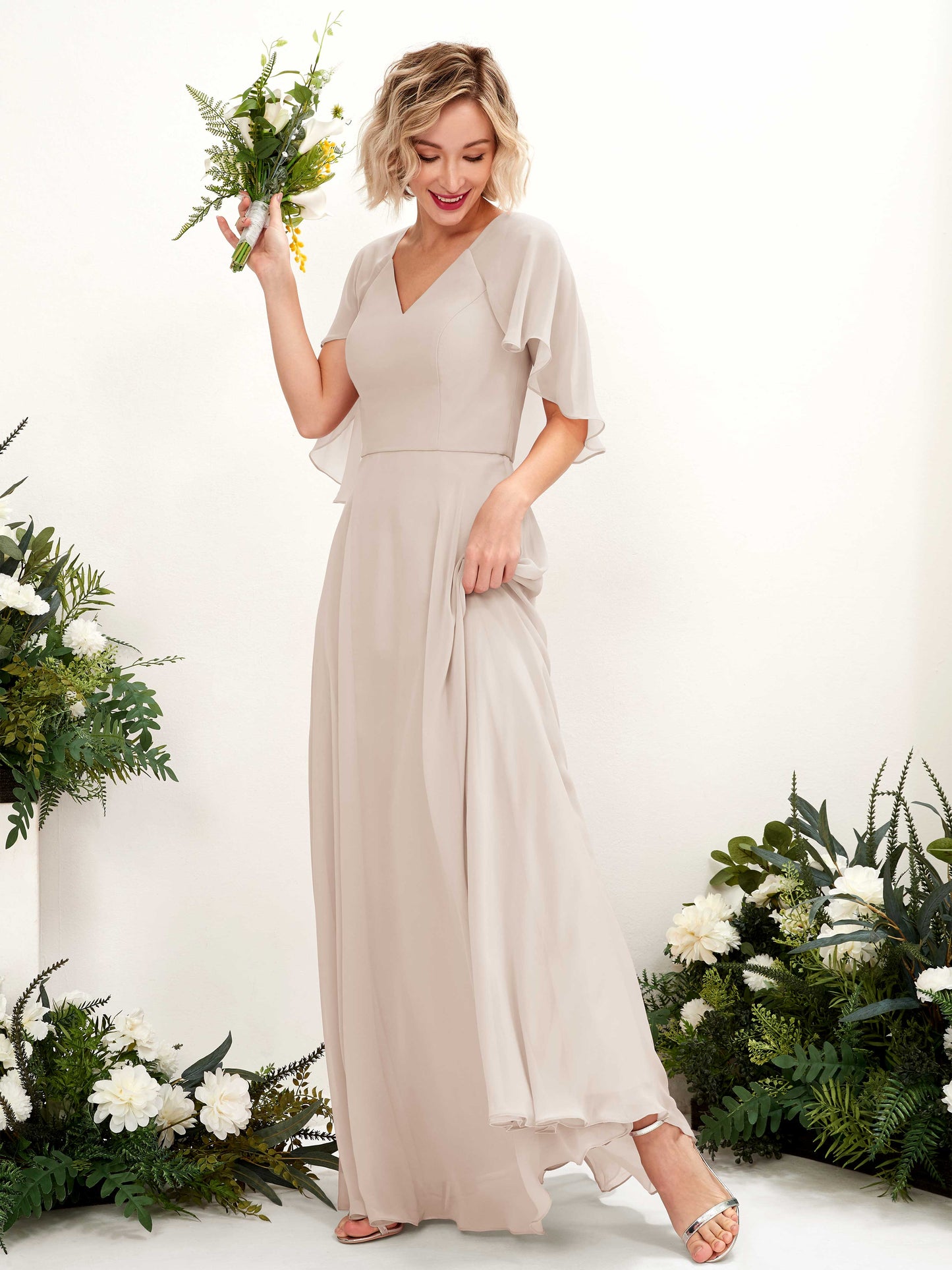 Winnie Champagne Maxi Dress