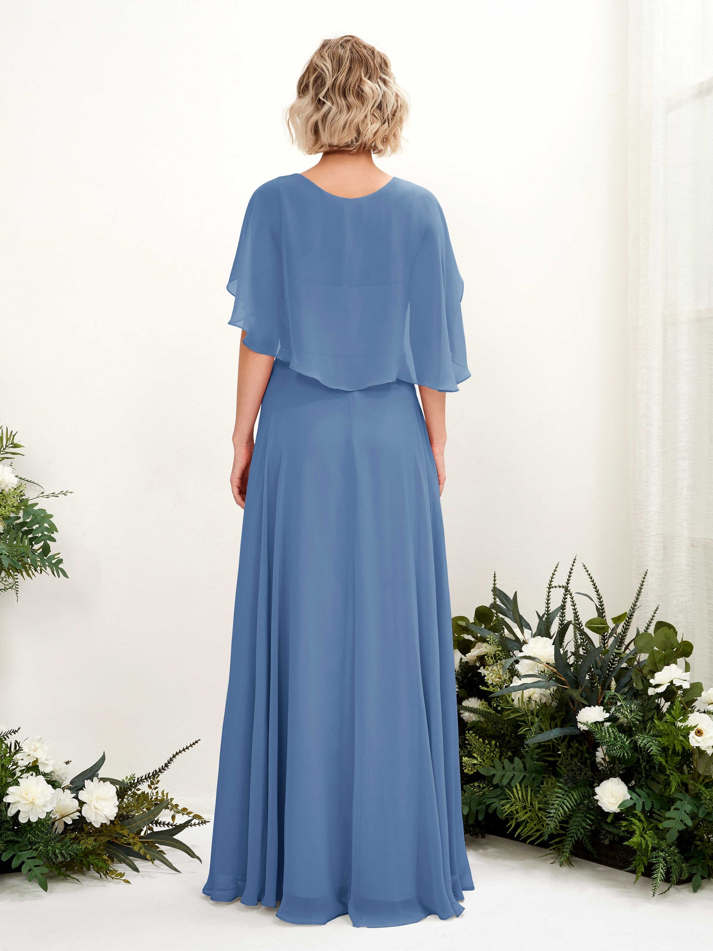 Winnie Dusty Blue Maxi Dress