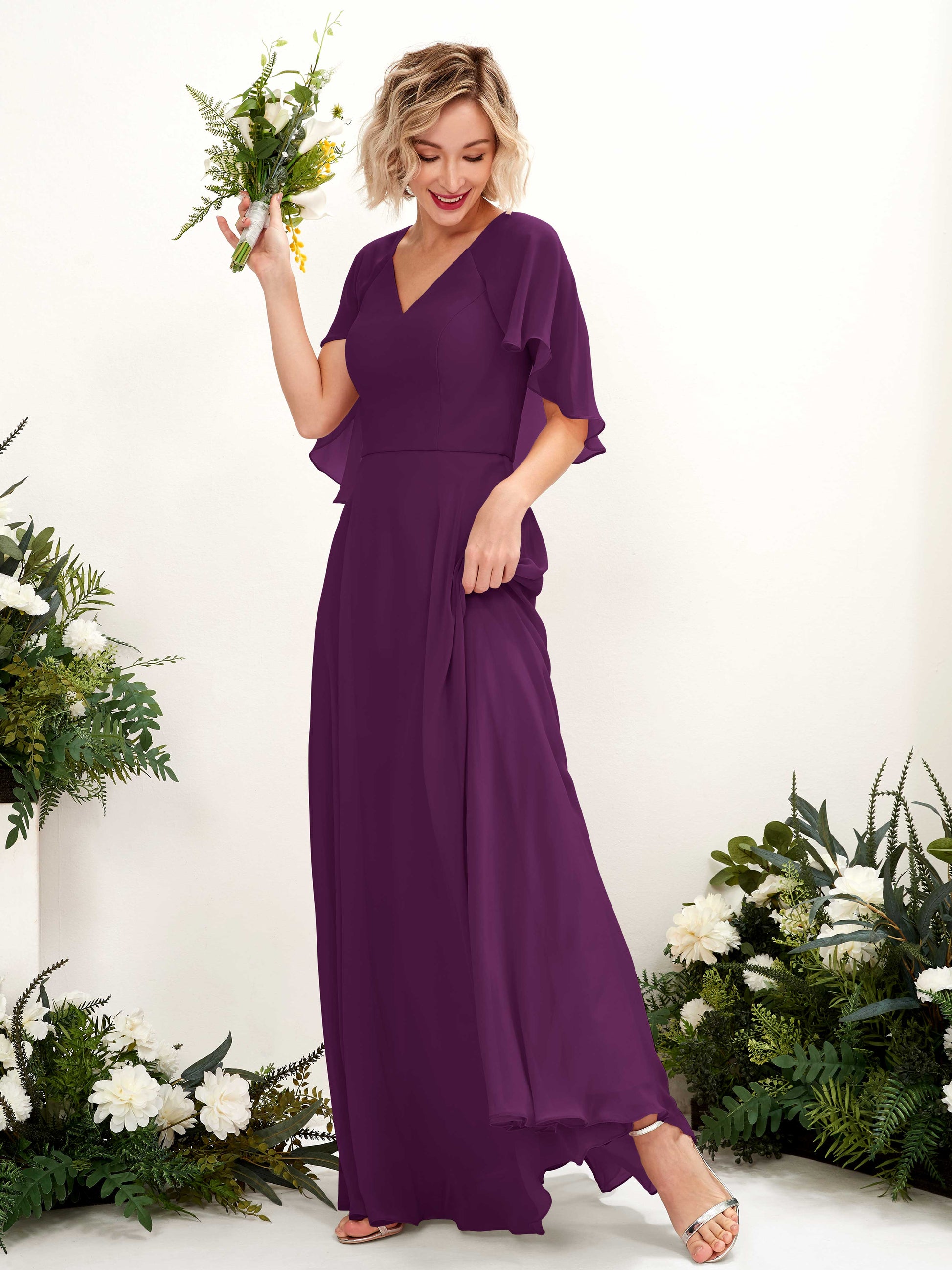 Winnie Grape Maxi Dress