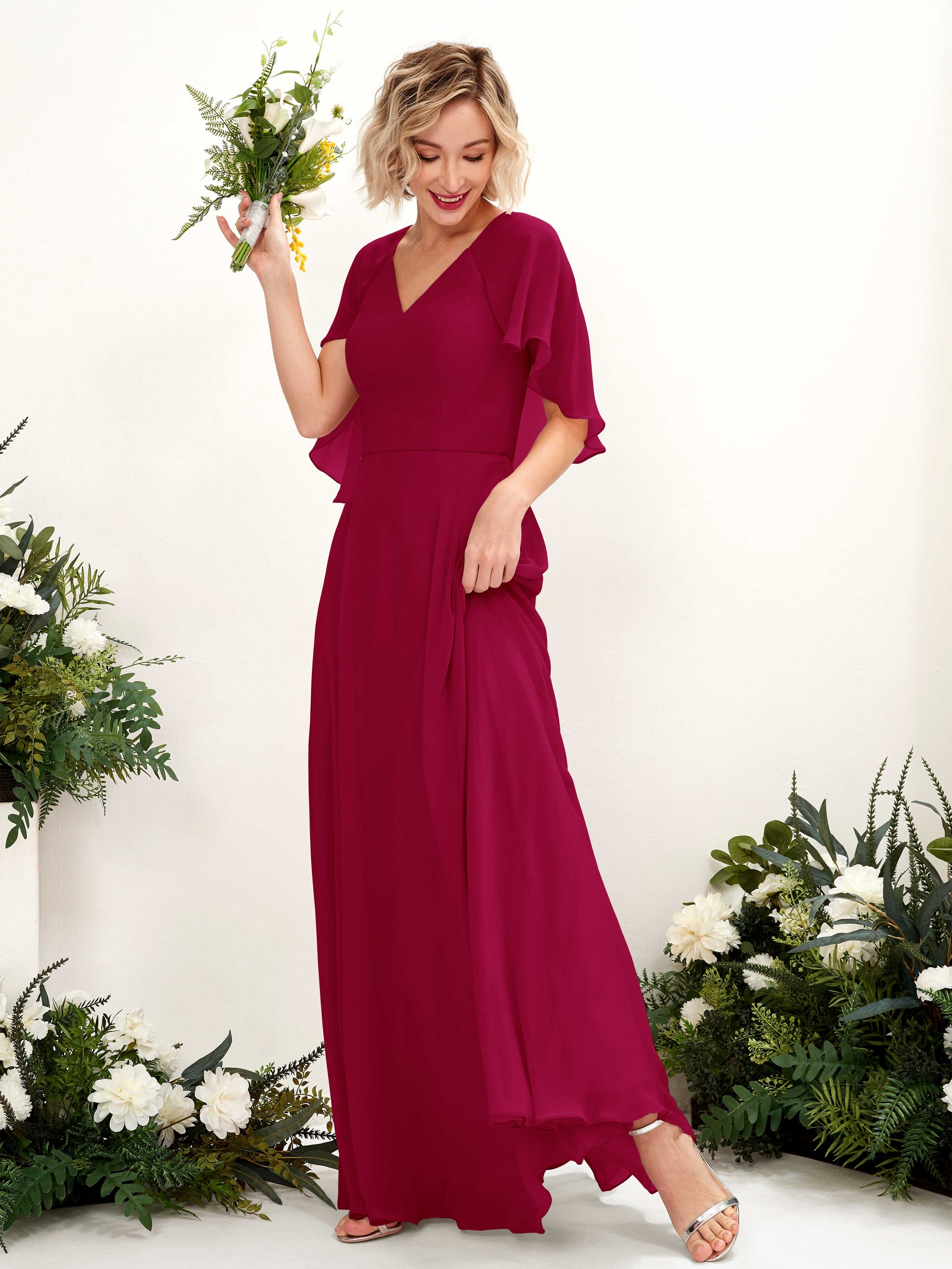 Winnie Jester Red Maxi Dress