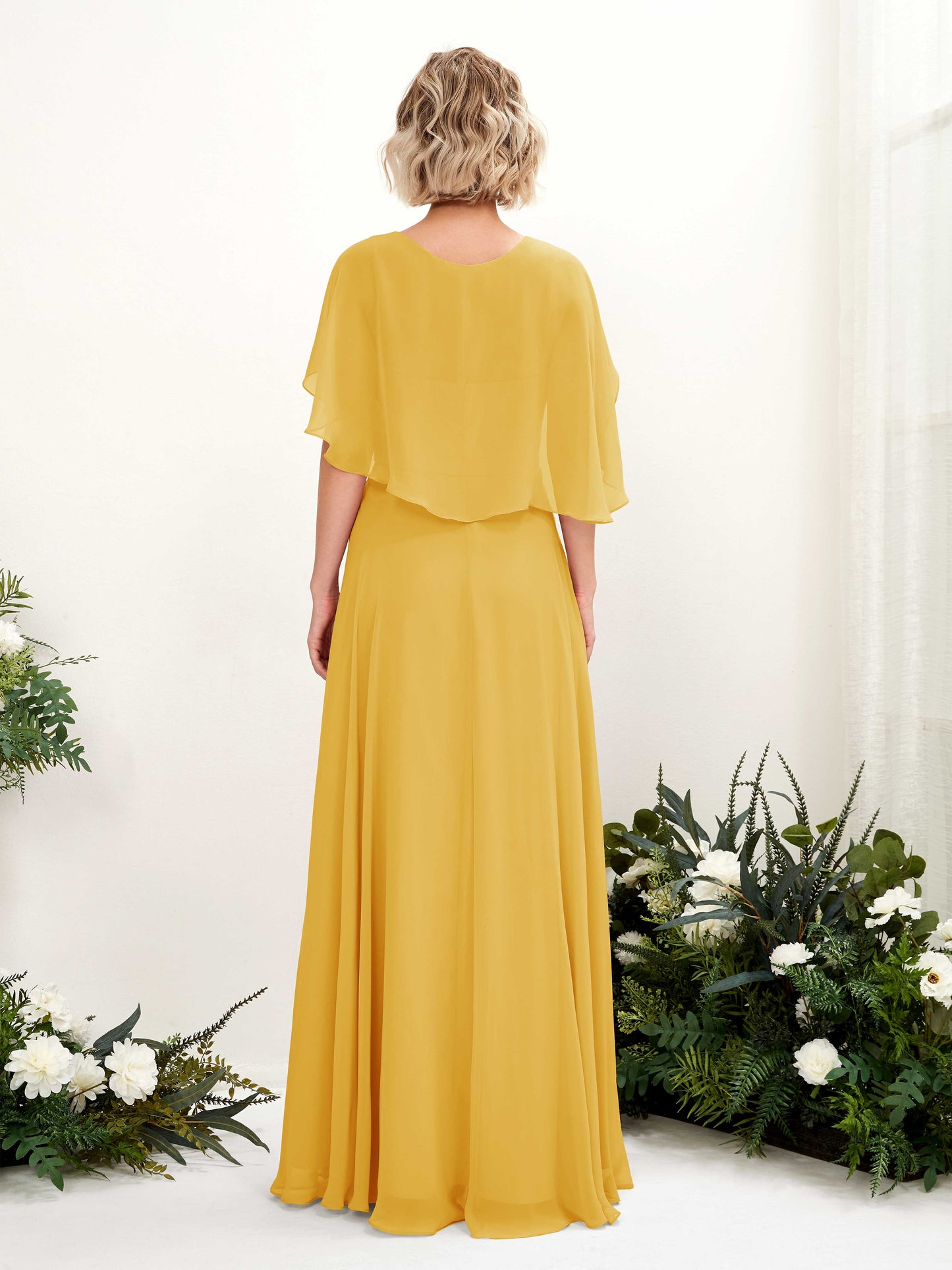 Winnie Mustard Yellow Maxi Dress